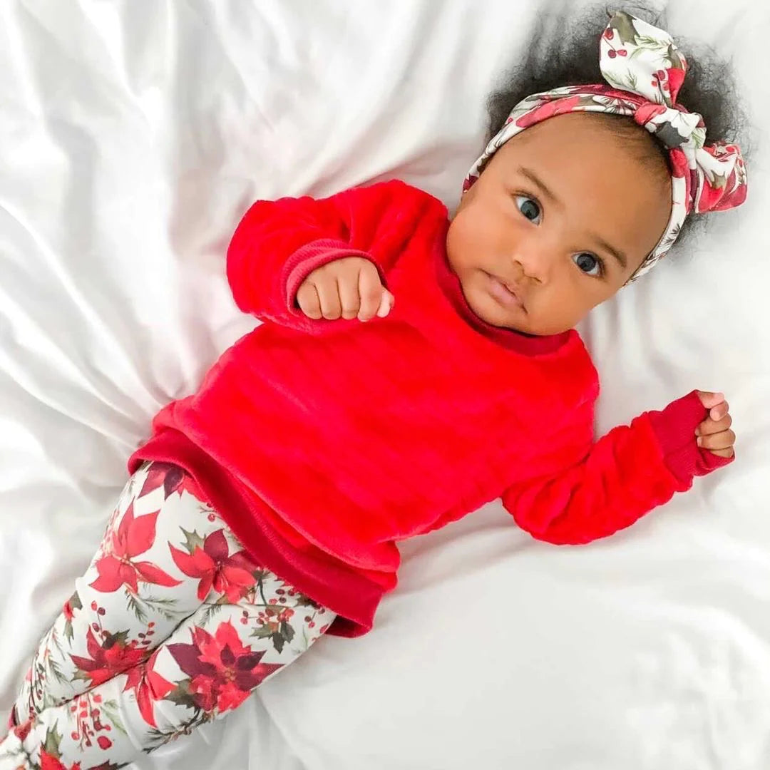 Christmas Poinsettia Headbands