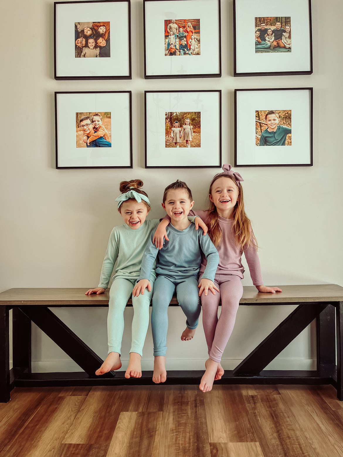 Chambray Ribbed Lounge Set