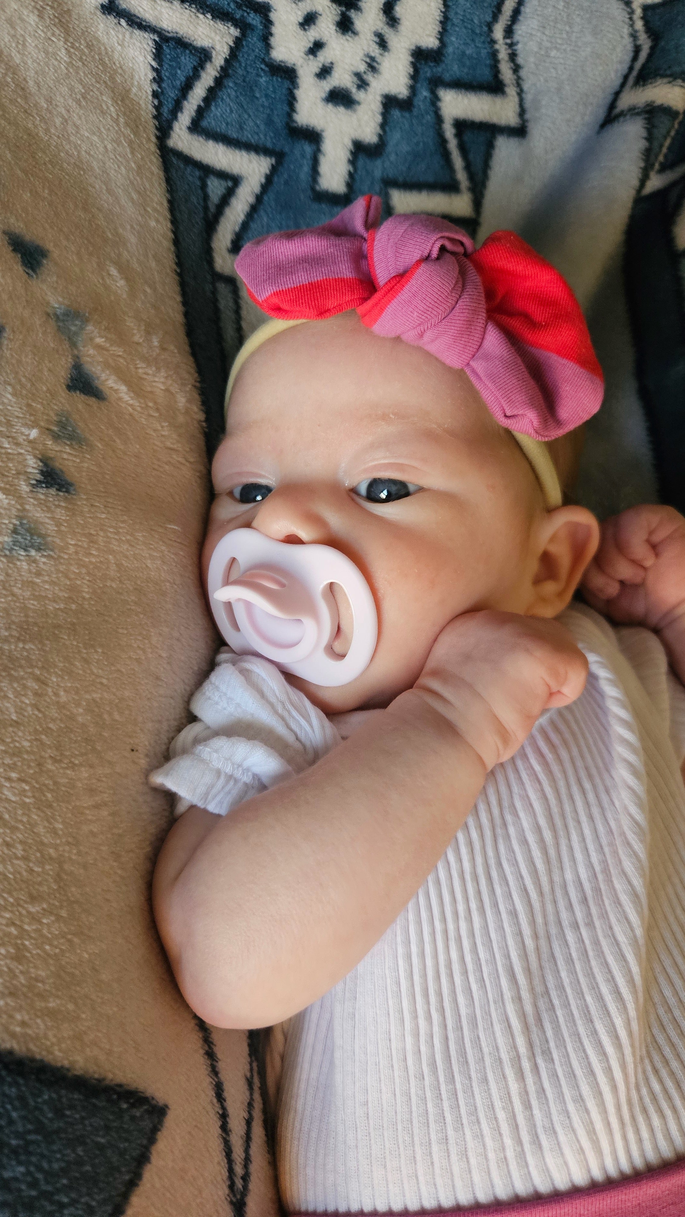 Purple and Red Stripes Headbands