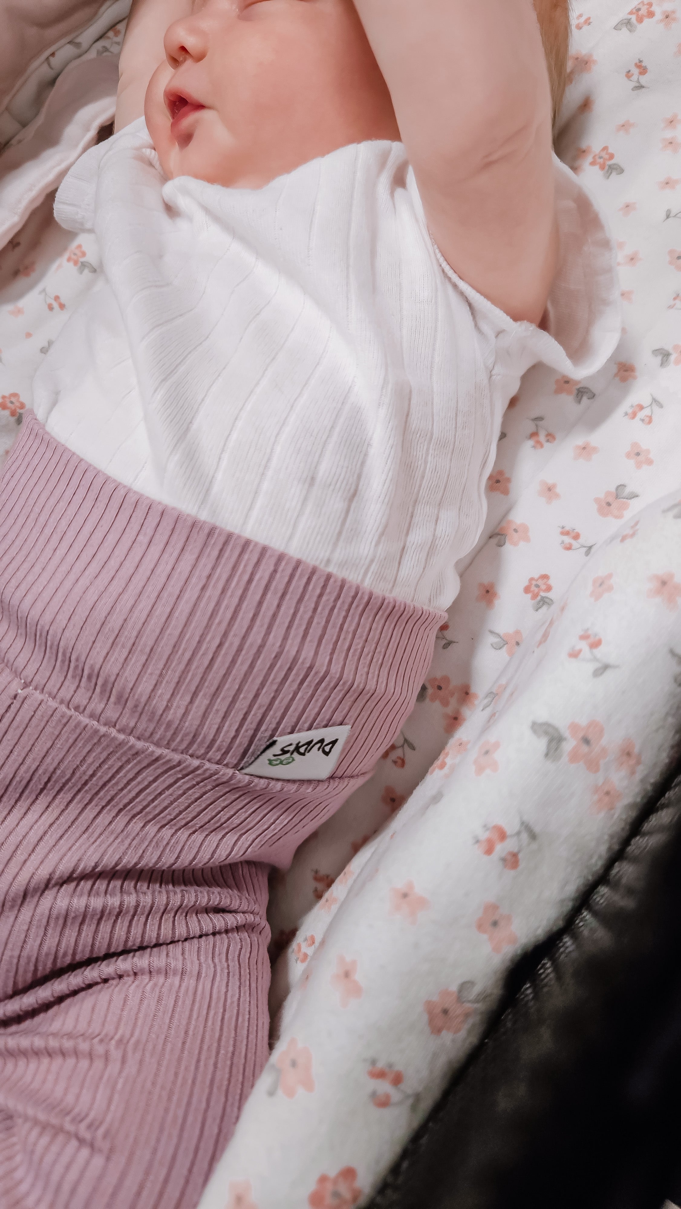 Lavender Ribbed Leggings