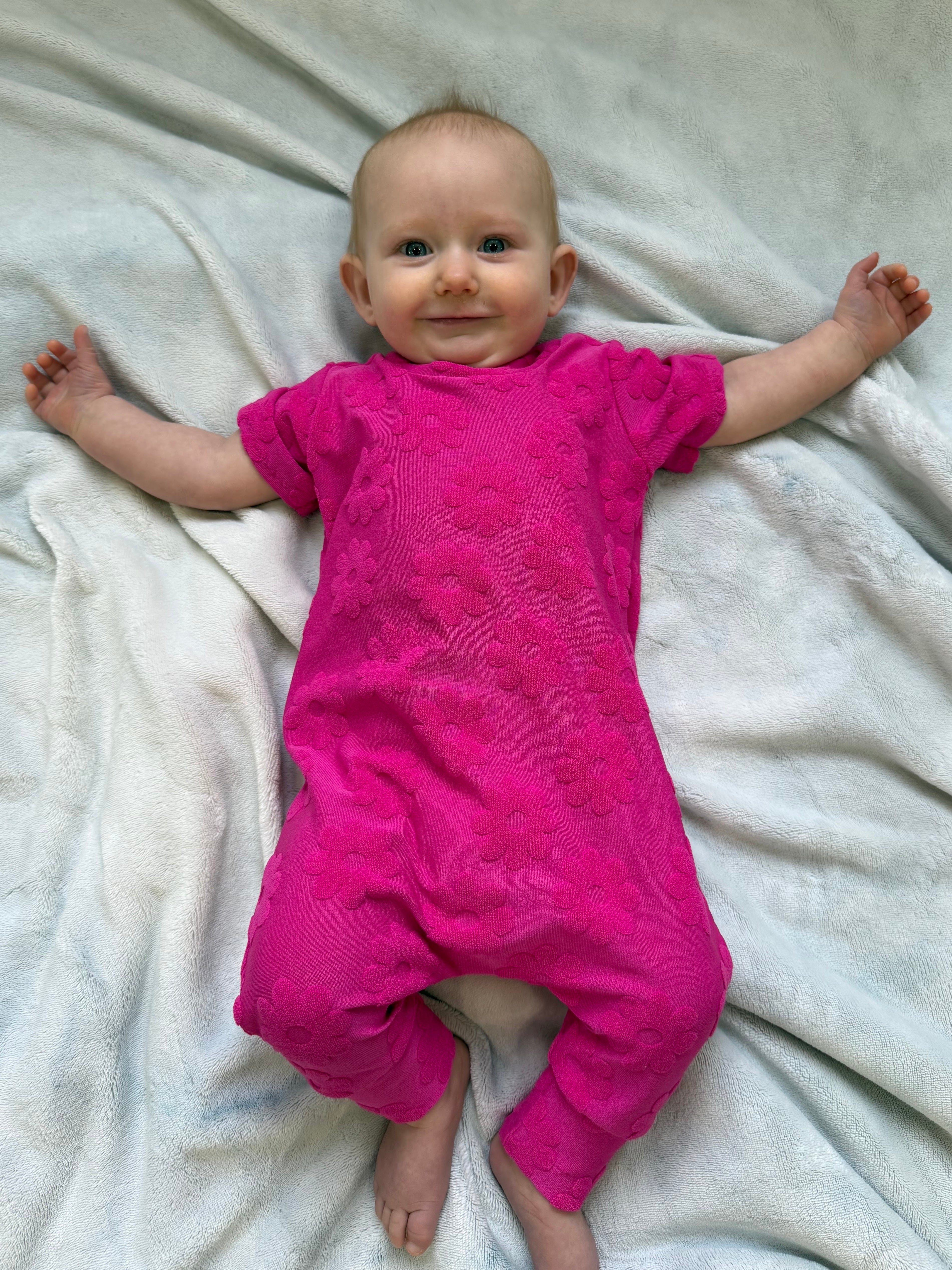 3D Daisy Harem Rompers