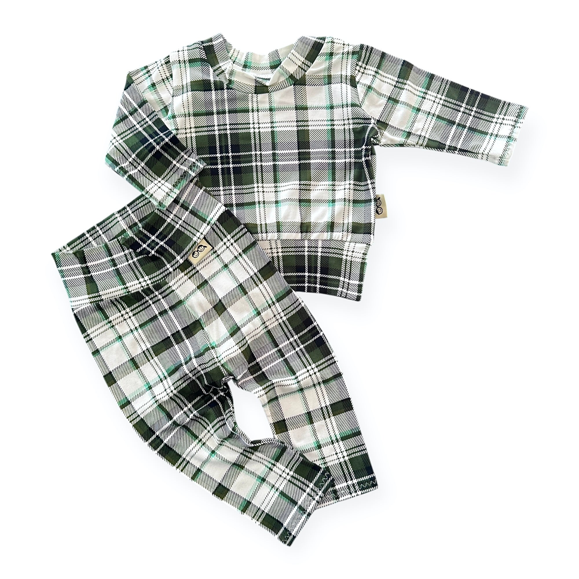 Evergreen Holiday Plaid Lounge Set