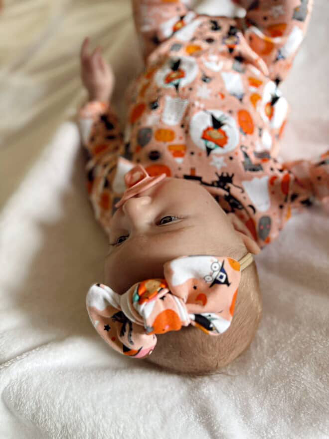 Pink Witches Halloween Harem Romper