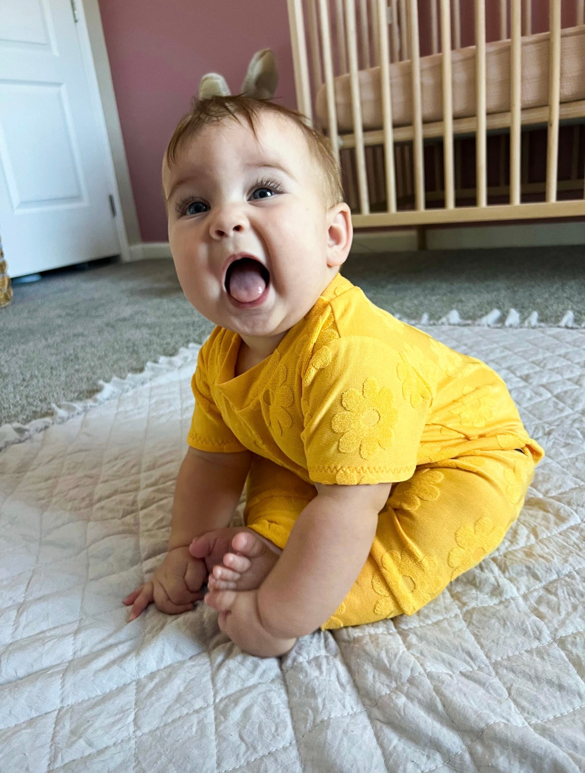 3D Daisy Harem Rompers