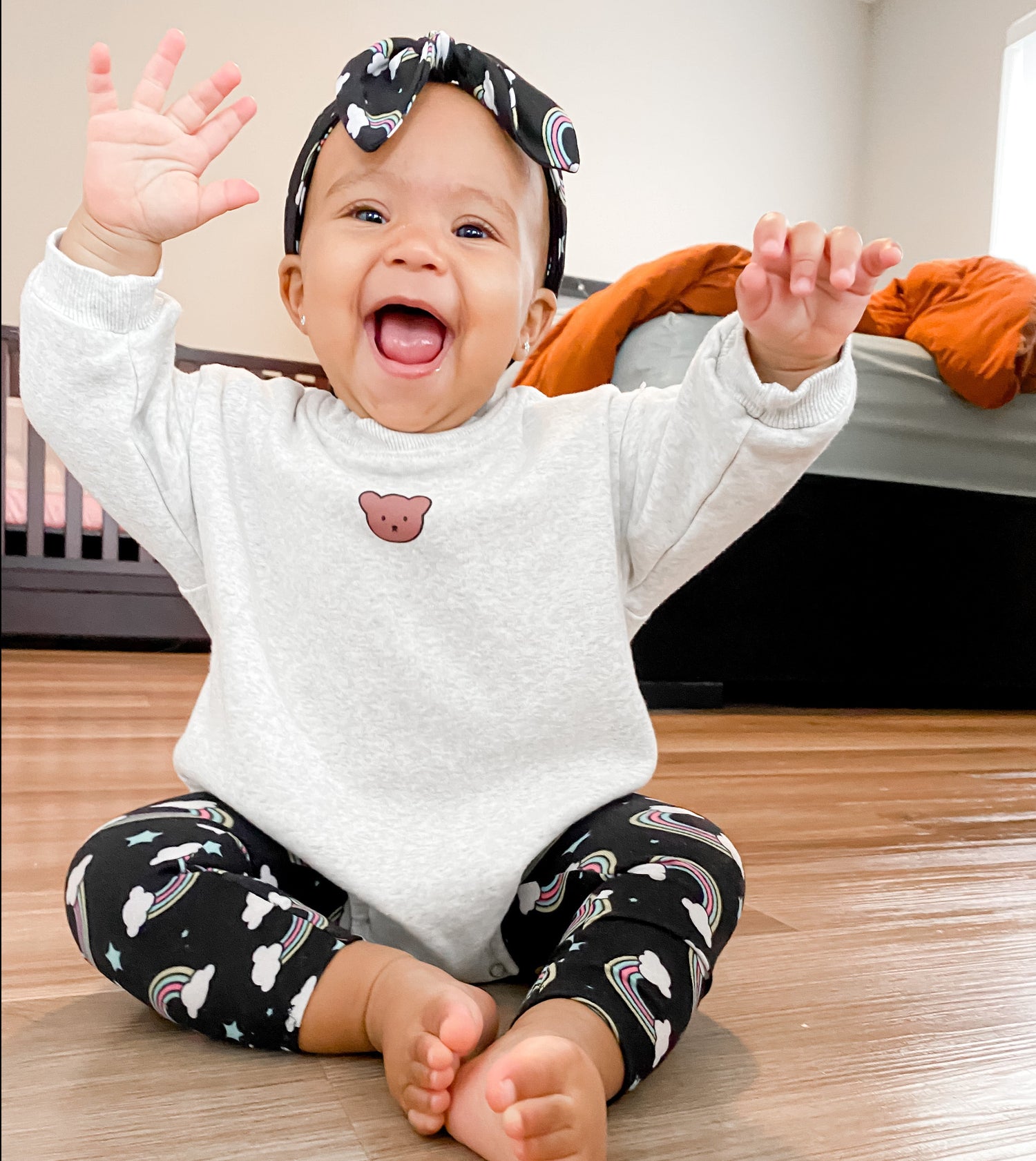 Baby in Lucky Rainbows Leggings