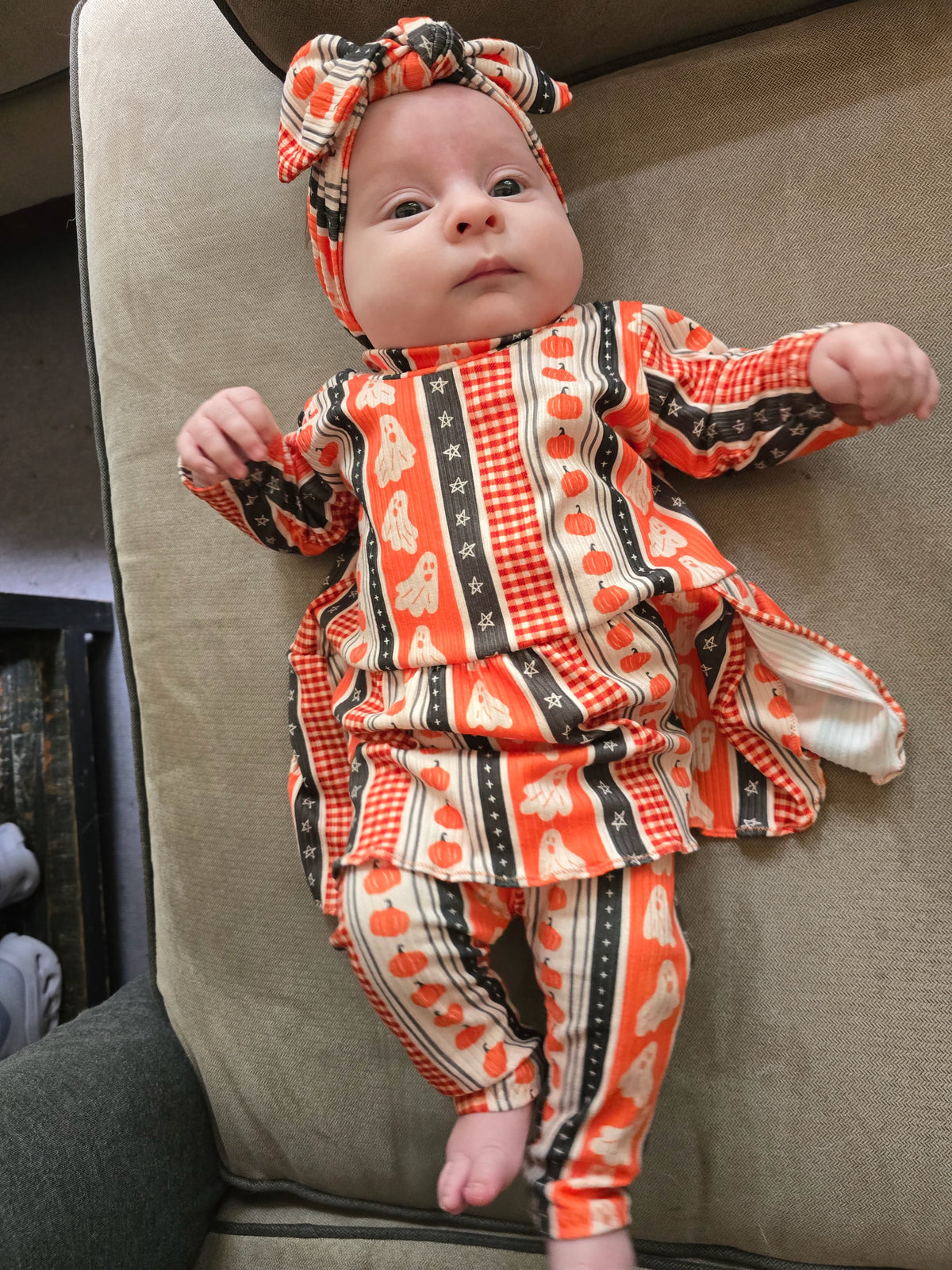 Spooky Harvest Stripes Ribbed Collection