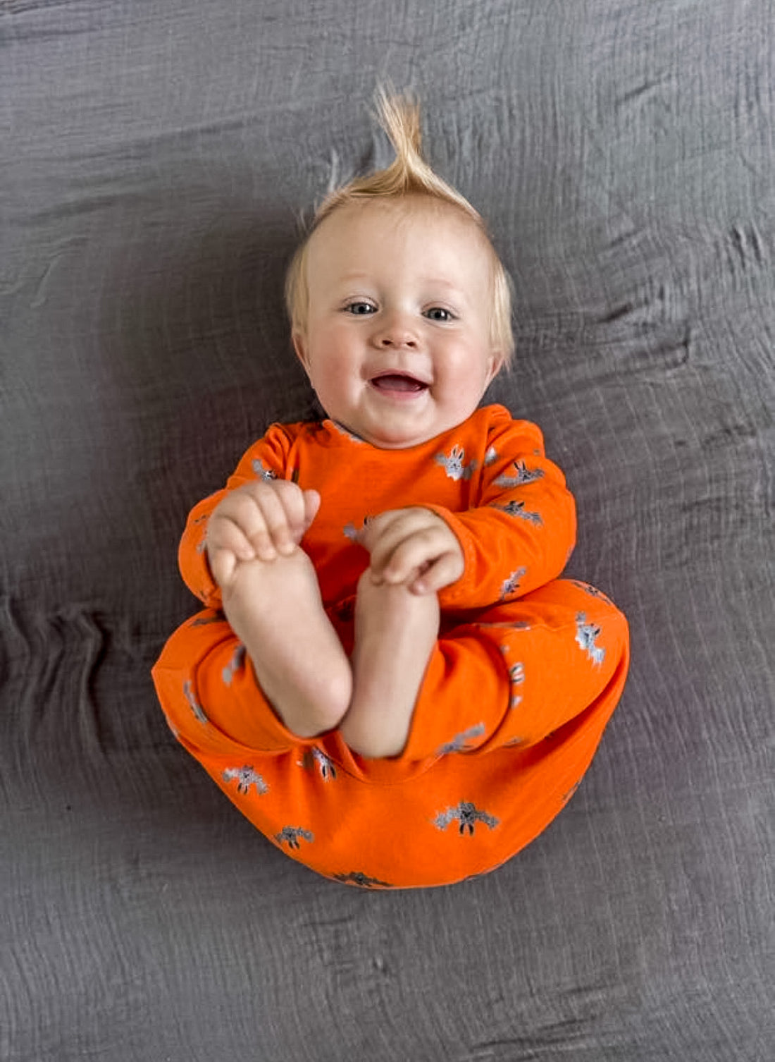 Pumpkin Bats Harem Romper