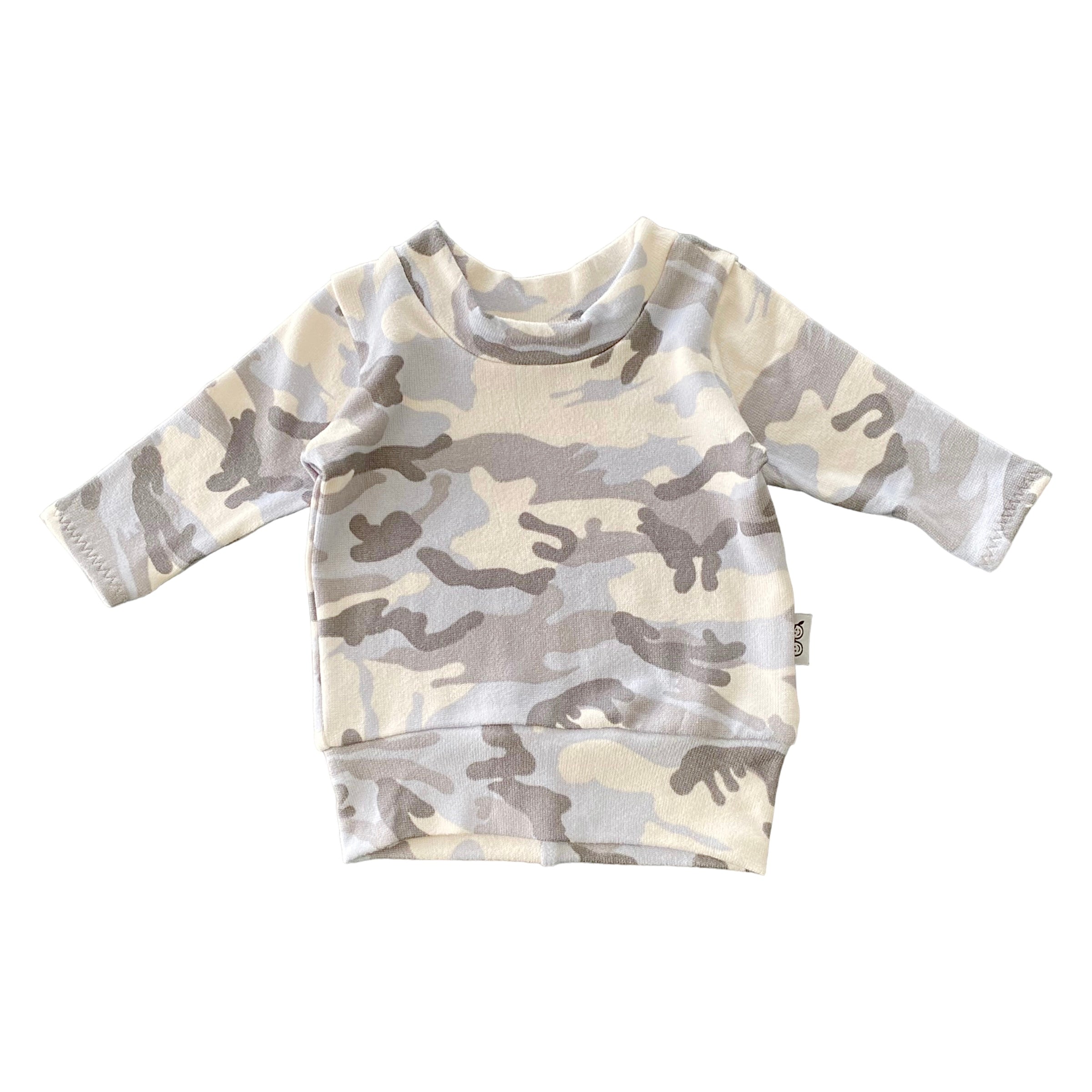 Blue Camo Lounge Top