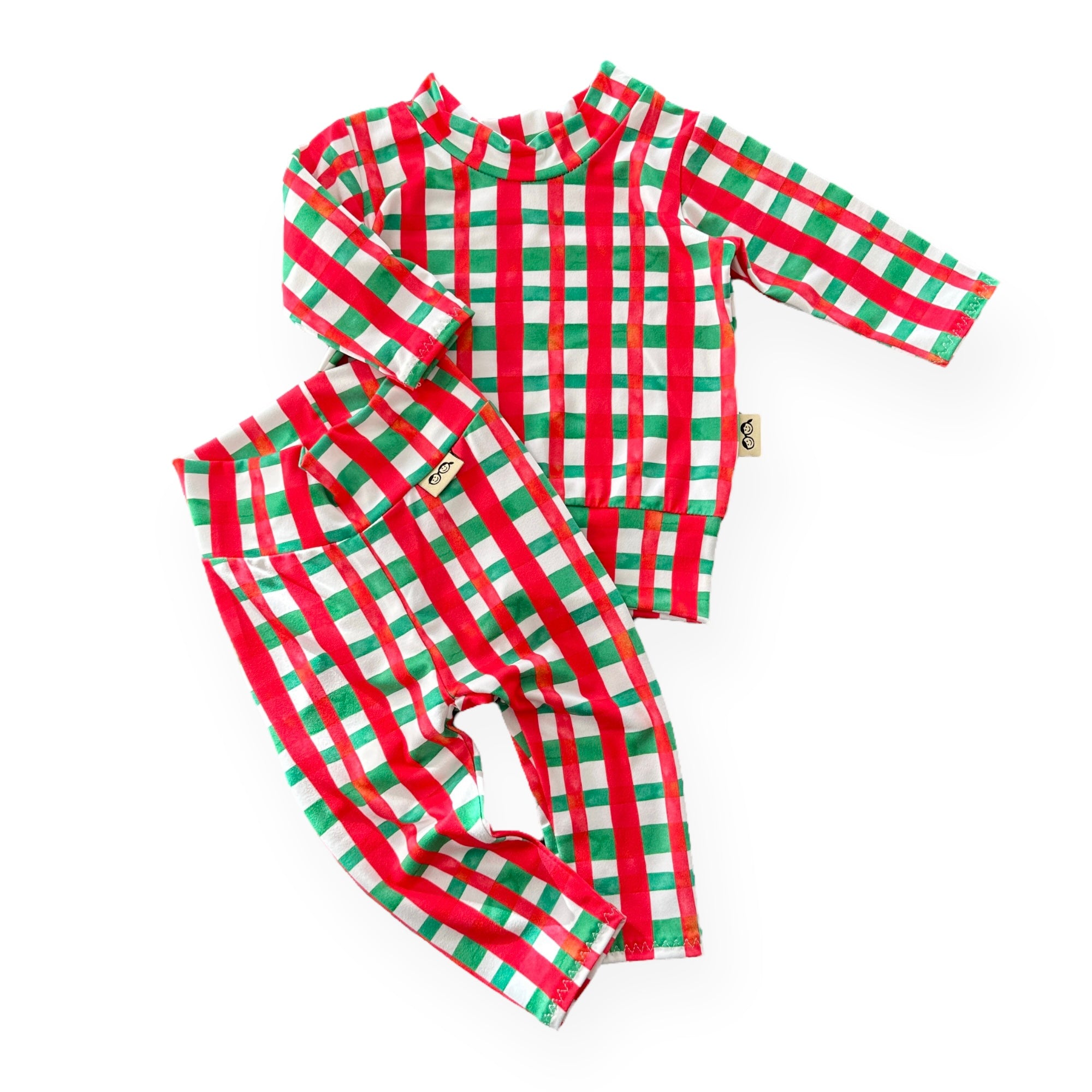 Christmas Gingham Lounge Set