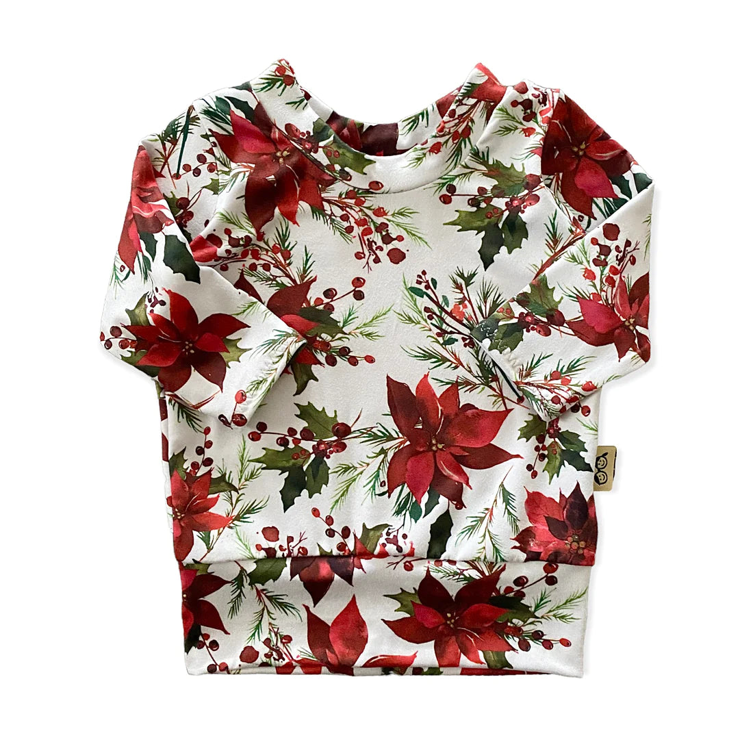 Christmas Poinsettia Lounge Top
