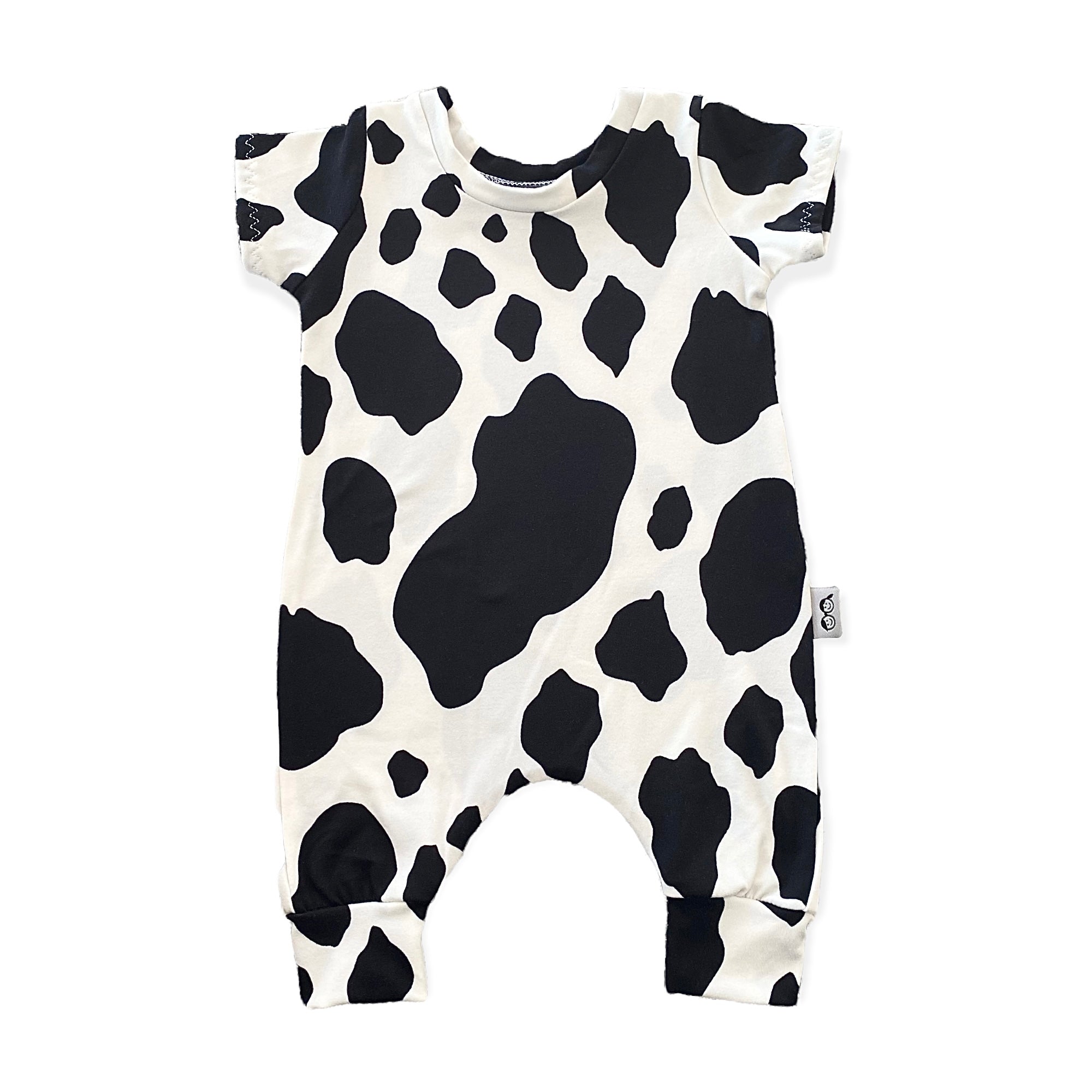 Cow Spots Harem Romper