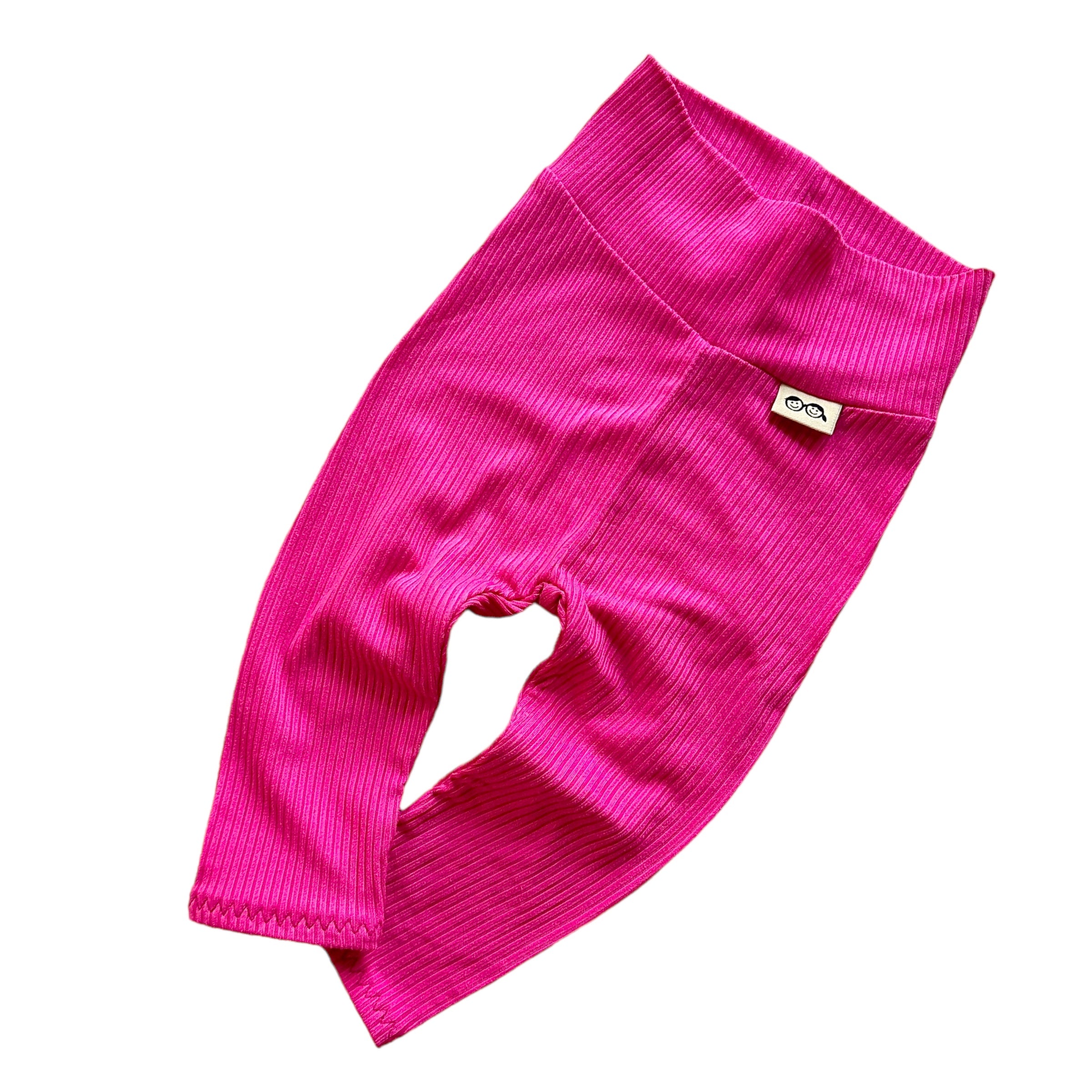 Fuchsia Ribbed Leggings