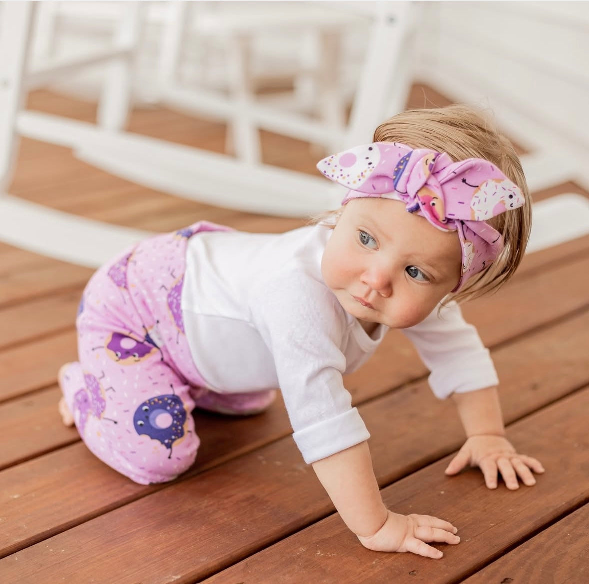 Purple Donuts Leggings and/or Headbands