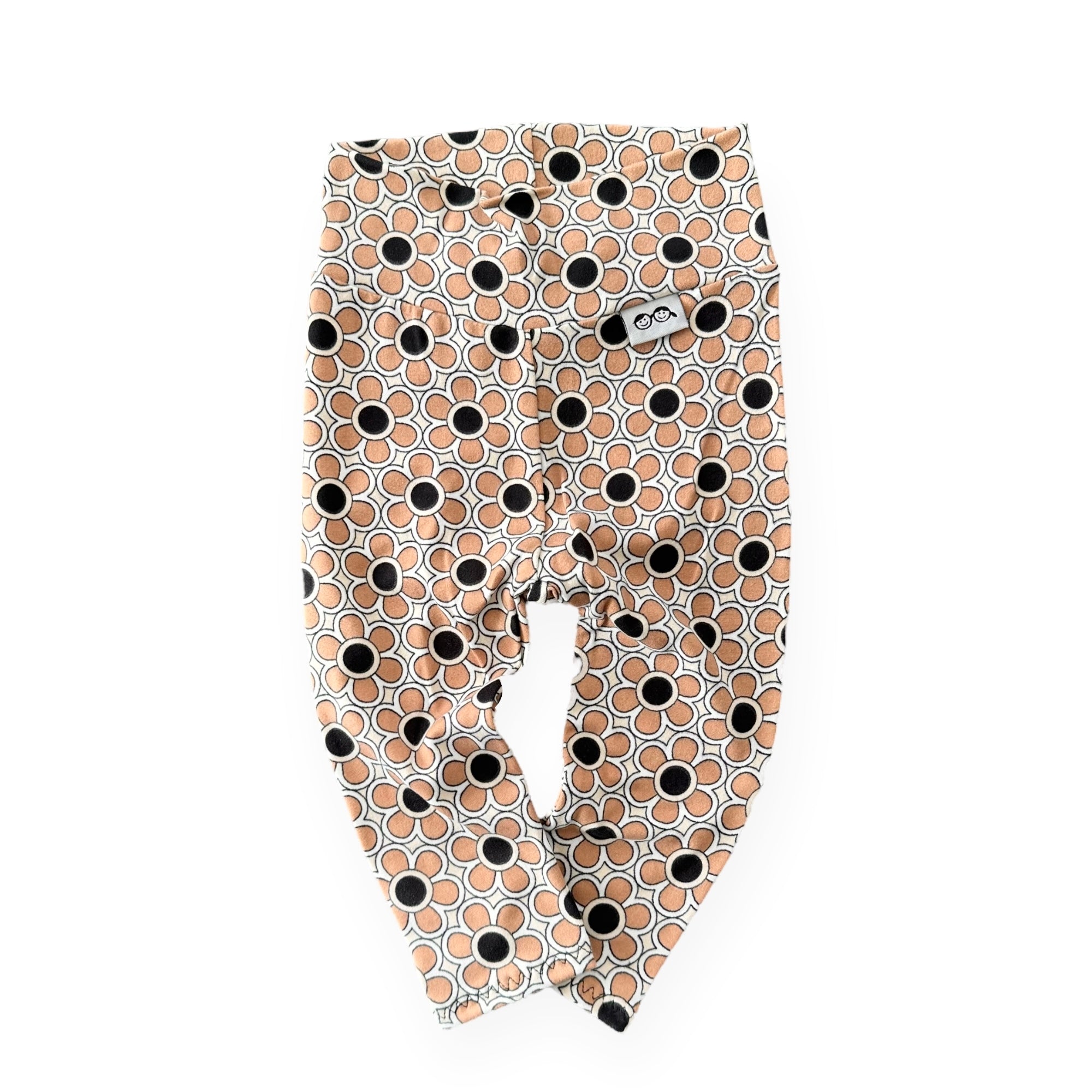 Funky Florals in Cocoa Leggings