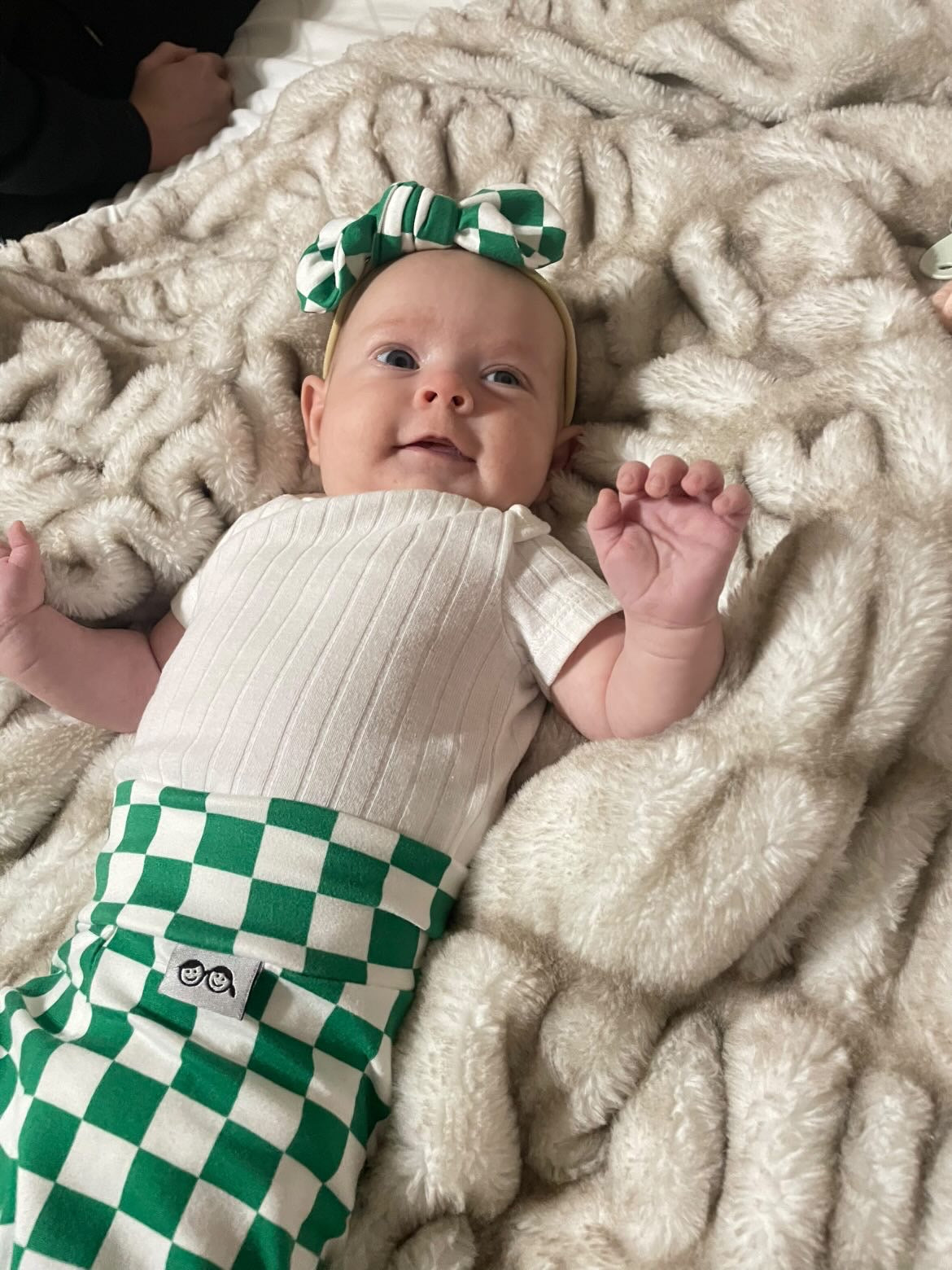 Green Checkered Leggings