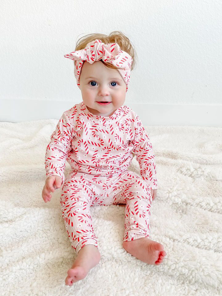 Pink Candy Canes Lounge Set