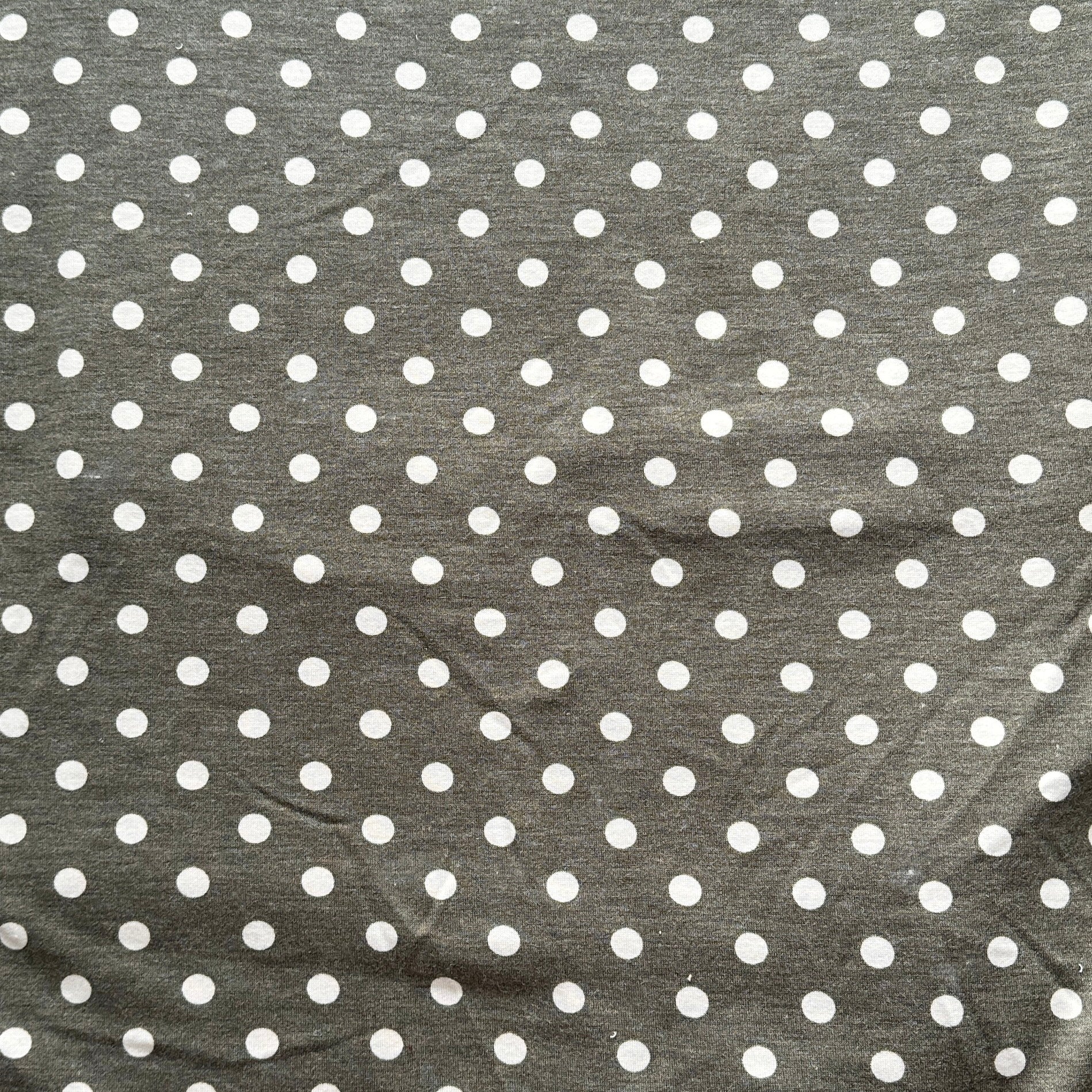 Heather Grey Polka Dot - Limited Vault Fabric