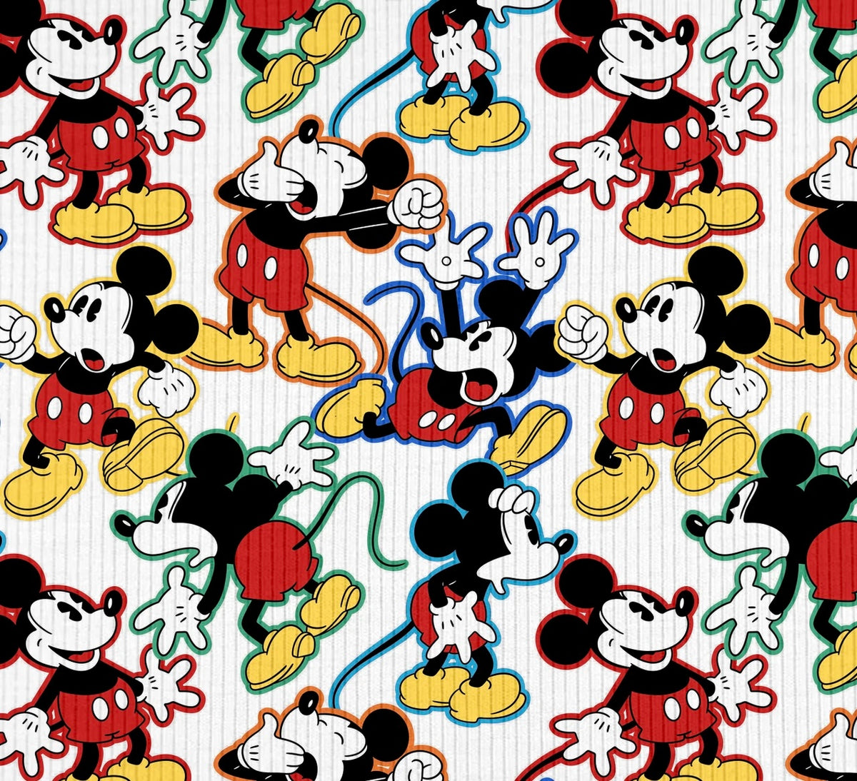 Mickey Mania Ribbed - Limited Vault Fabric