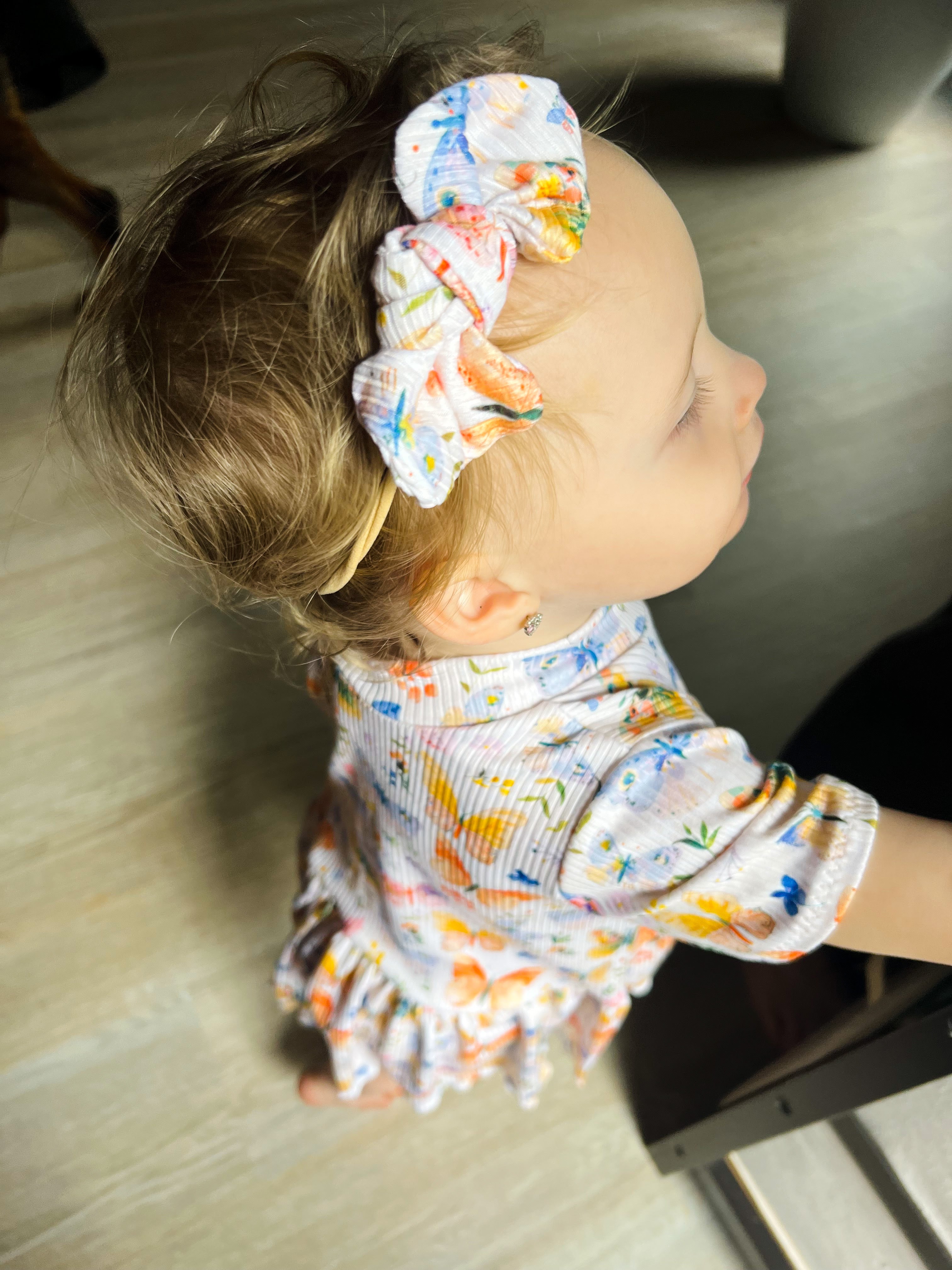 Butterfly Garden Ribbed Headbands