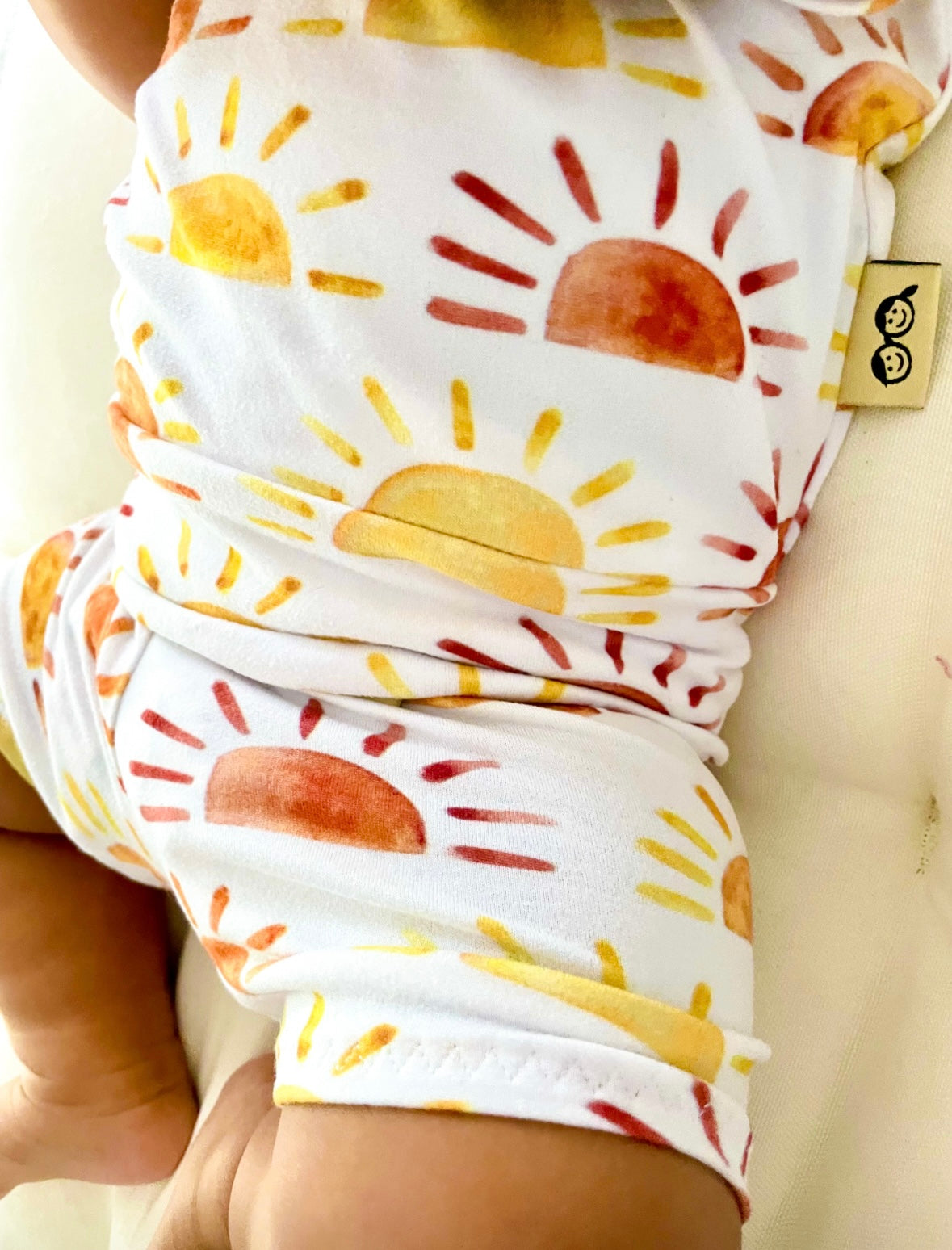 Sunshine Stripe Biker Shorts
