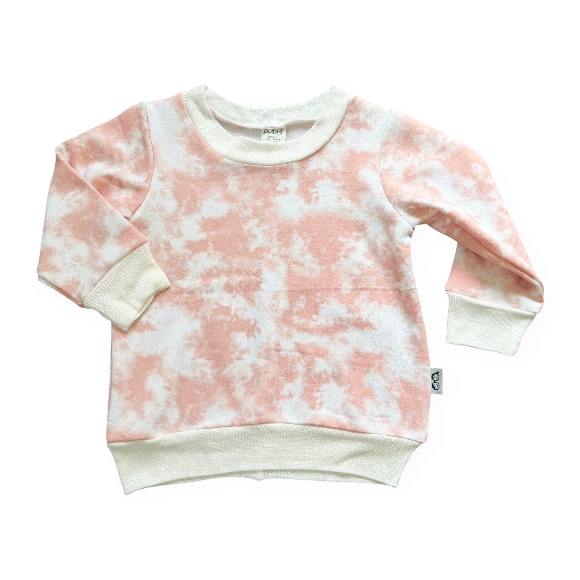 Peach Cloud Tie-Dye Lounge Set