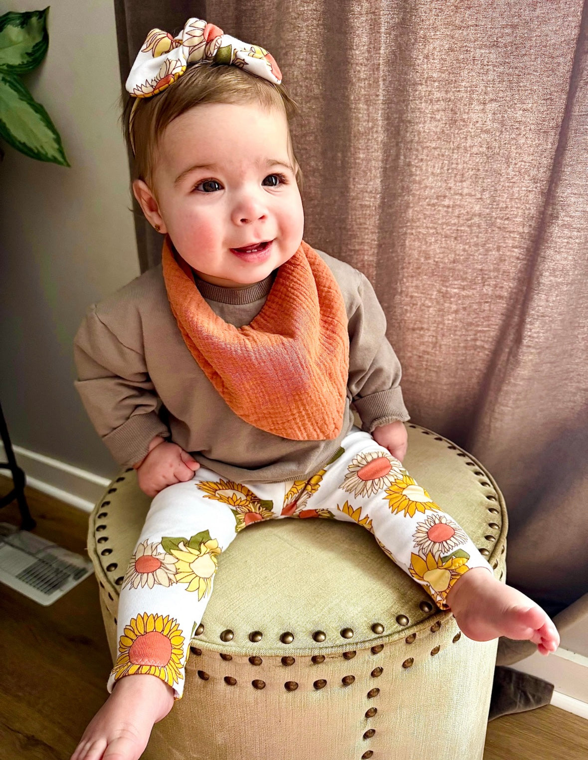 Retro Sunflowers Leggings