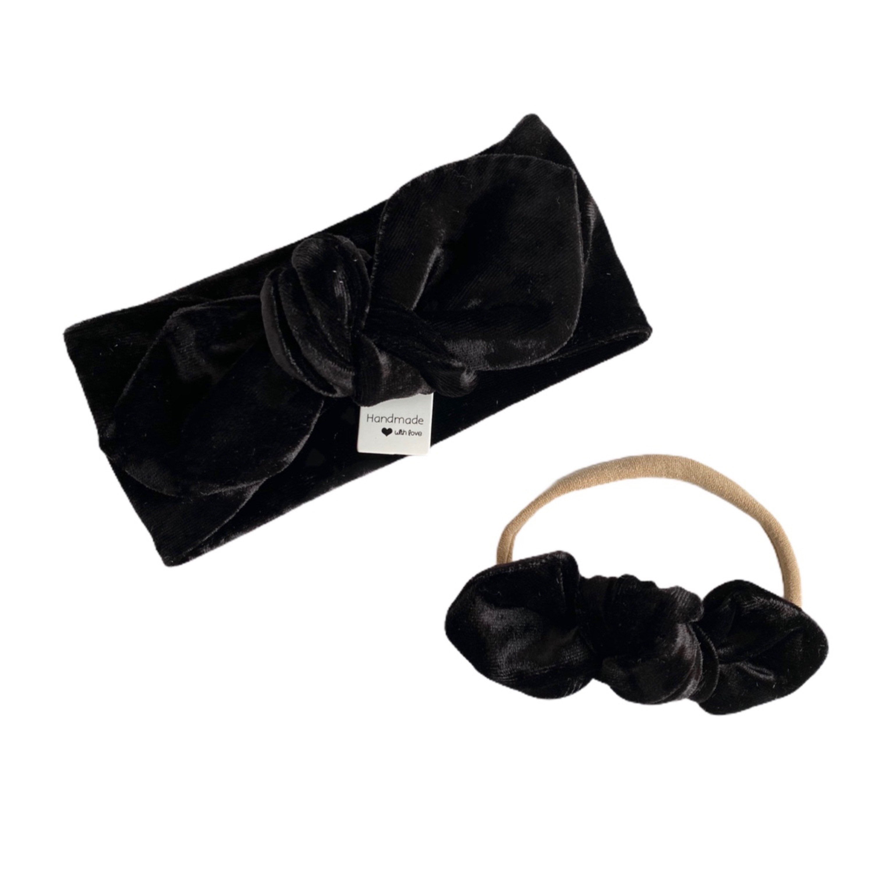 Black Velvet Headbands
