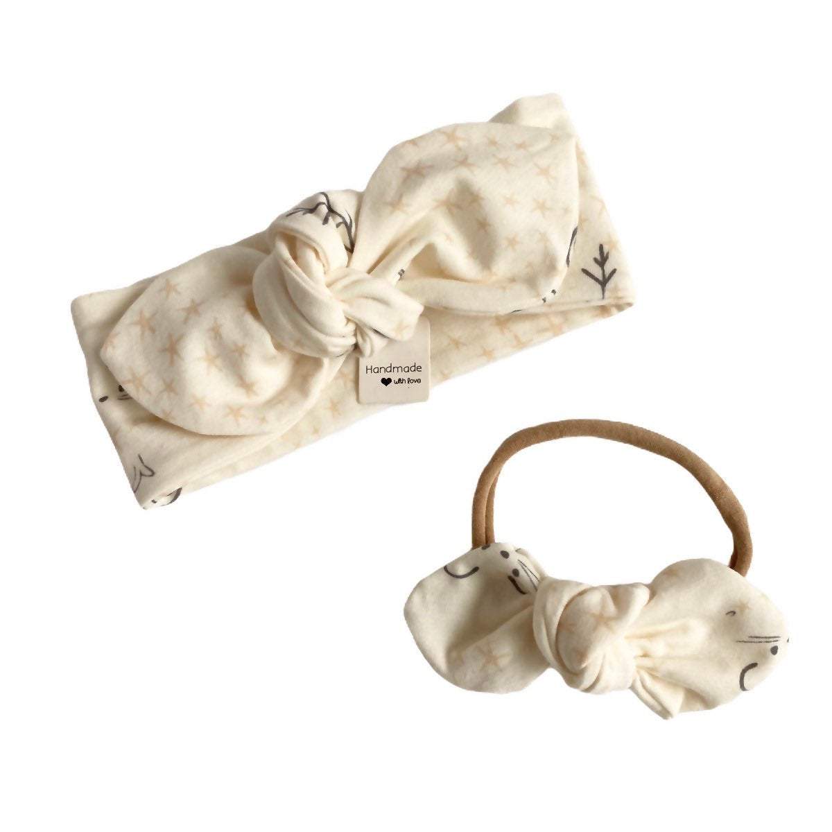 Star Bright Frost Cream Headbands