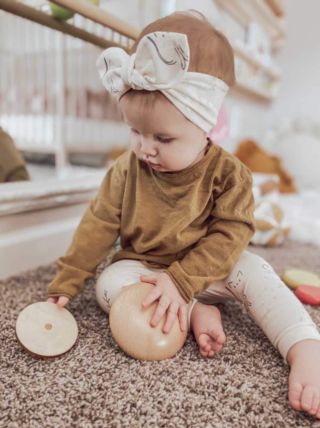 Star Bright Frost Cream Headbands