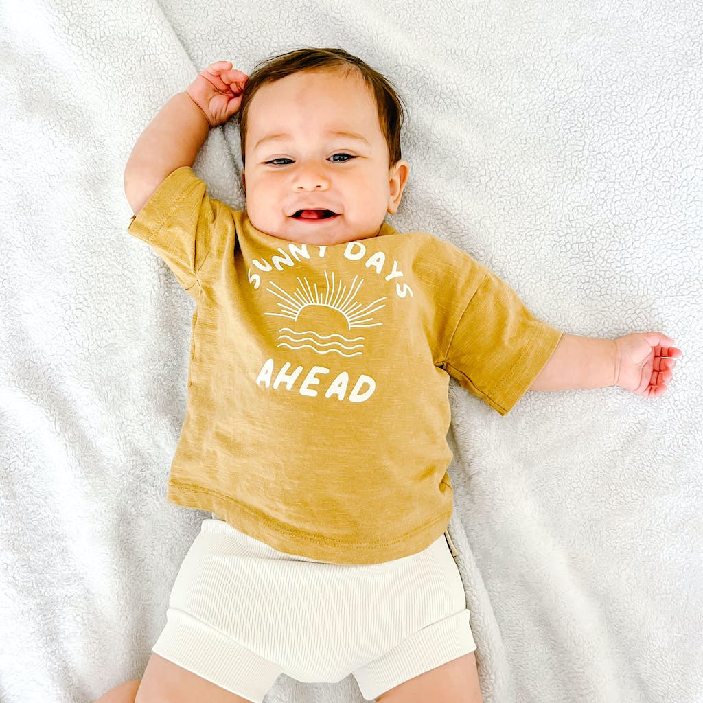 Cream Ribbed Bummies