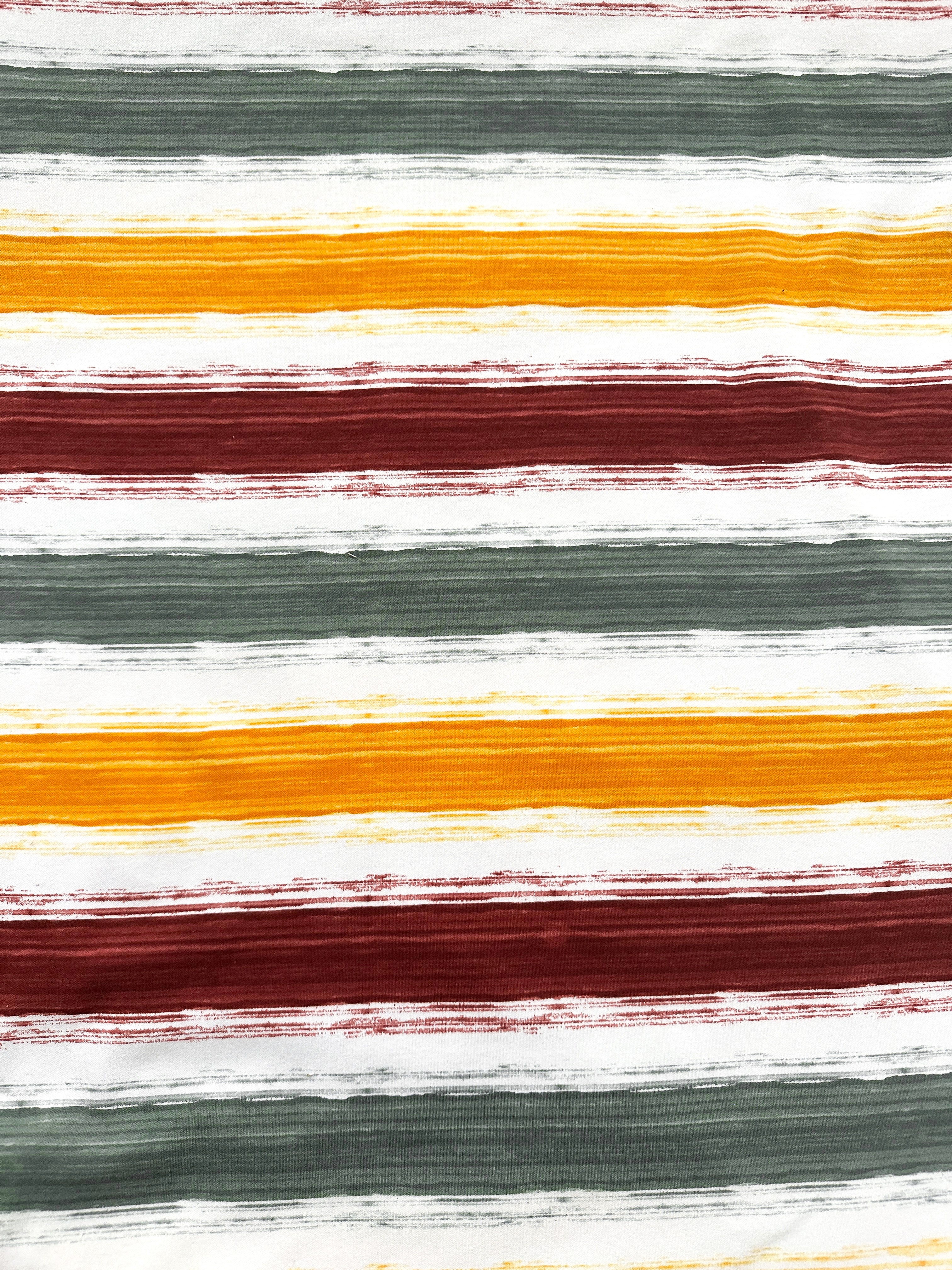 Brushstrokes (Gold, Maroon, Olive) - Limited Vault Fabric