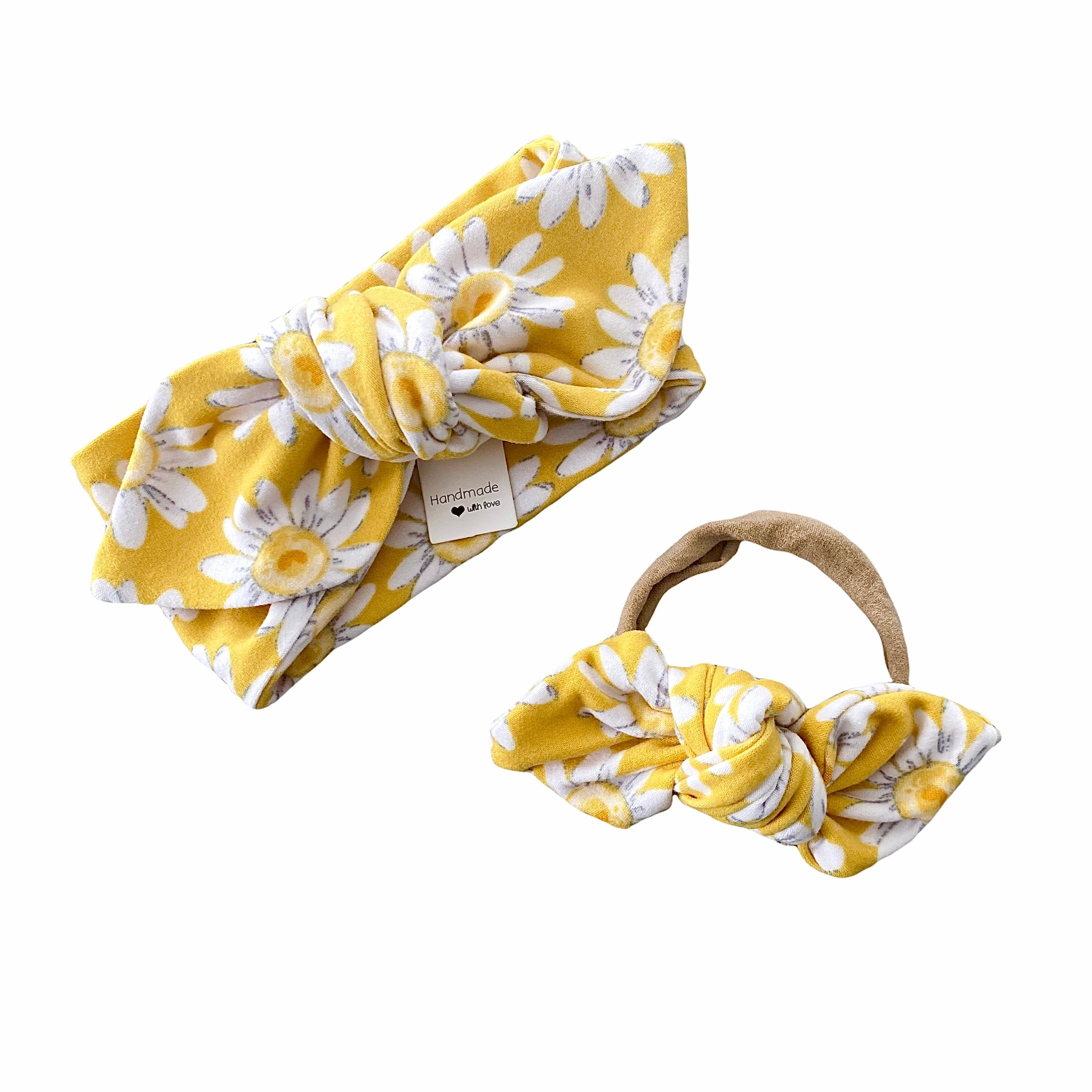 Springs Daisies on Yellow Headbands