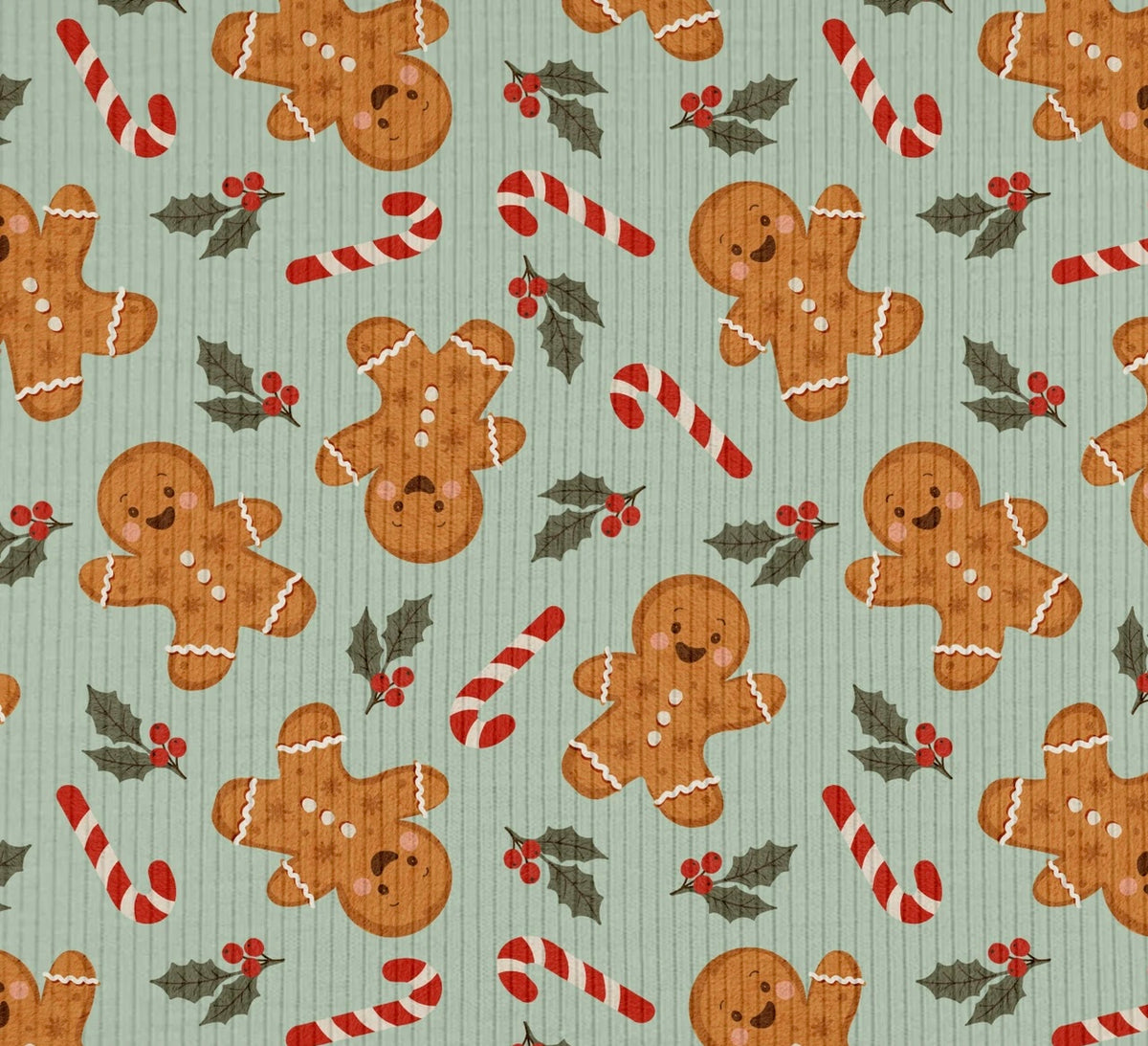 Christmas Gingerbread Ribbed - Limited Vault Fabric