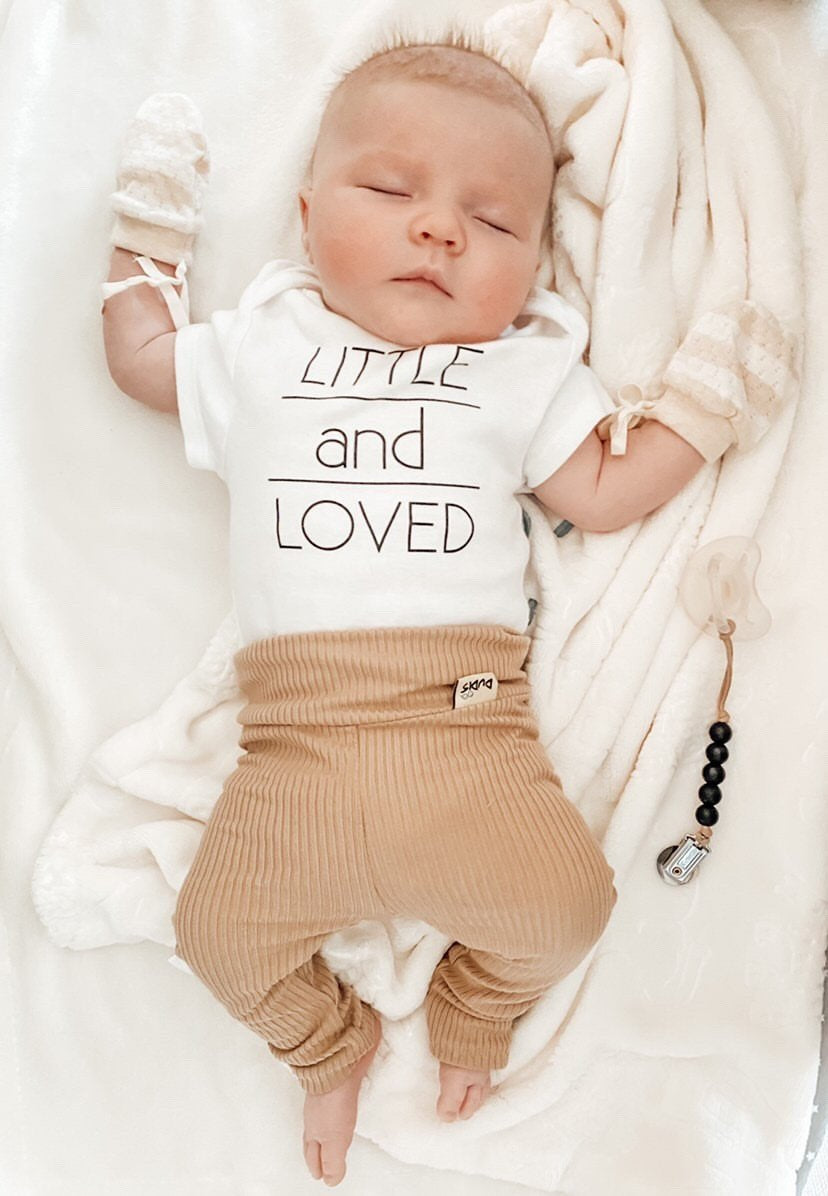 Latte Ribbed Leggings