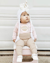 Latte Ribbed Leggings