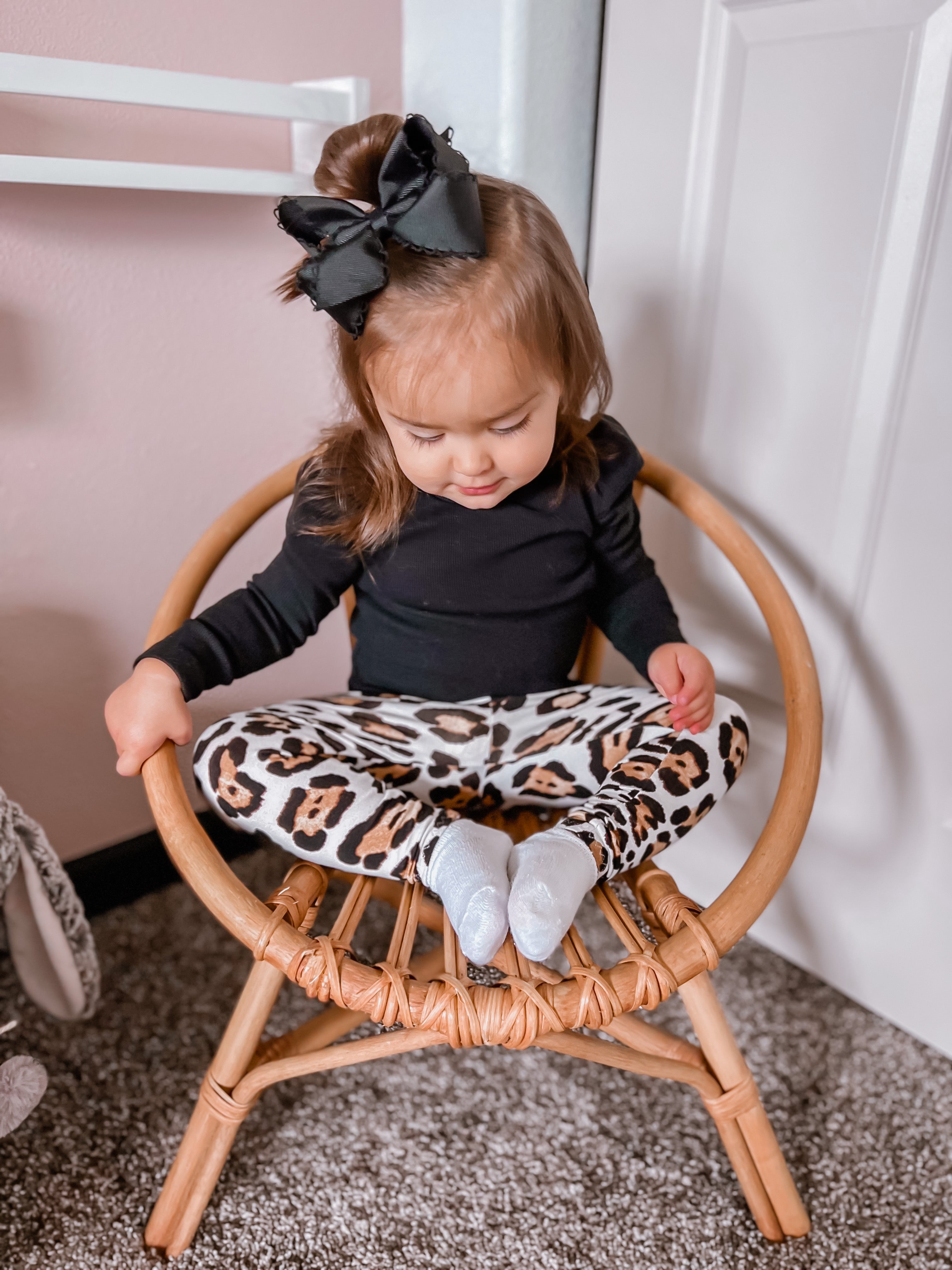 Ivory Leopard Leggings