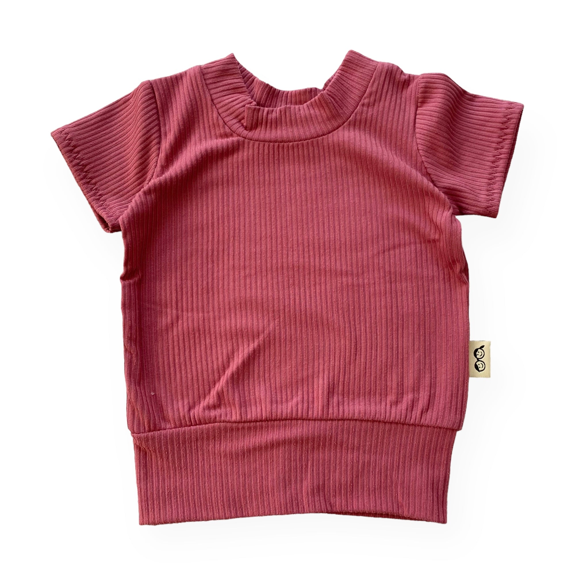 Mauve Ribbed Summer Lounge Set