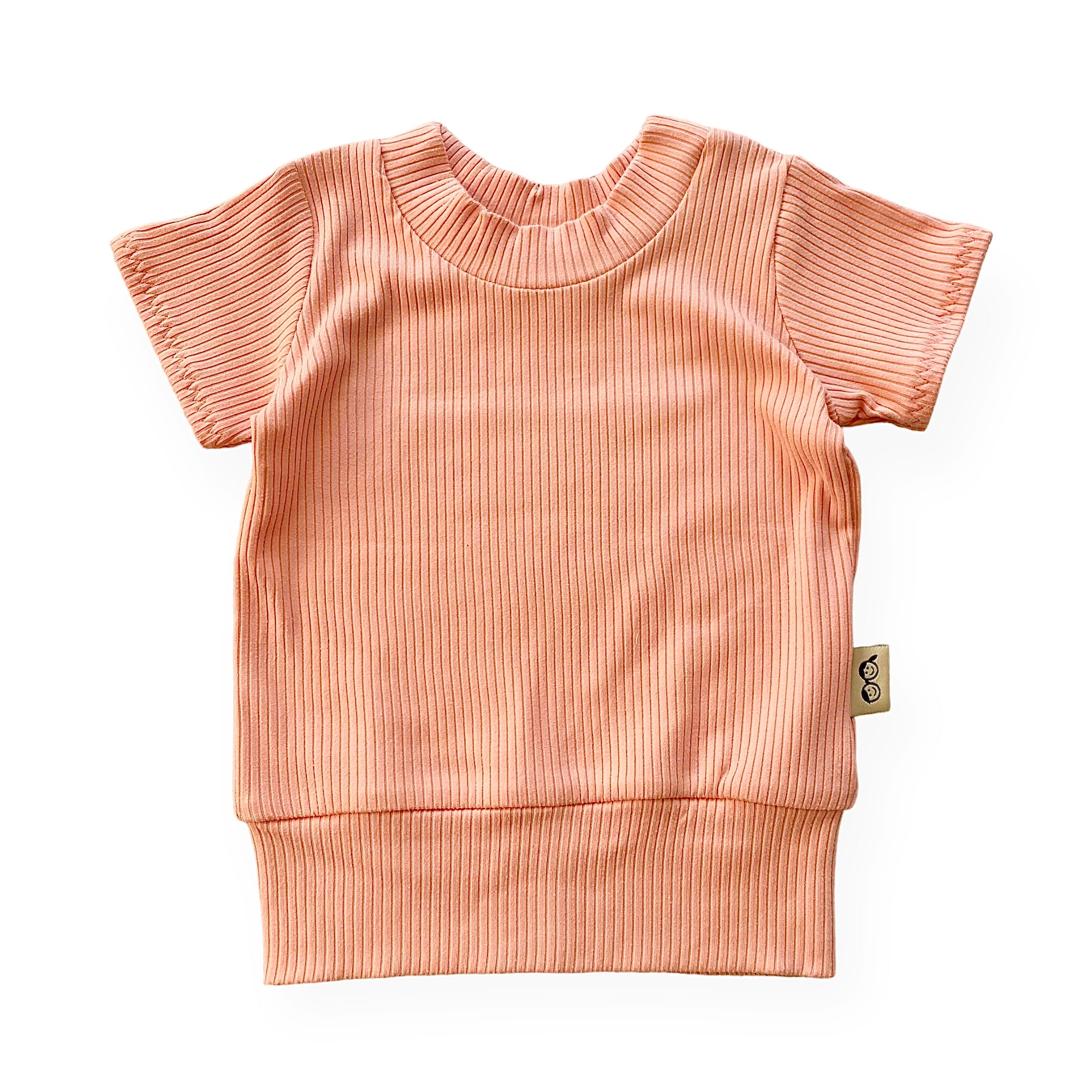 Melon Ribbed Summer Lounge Set