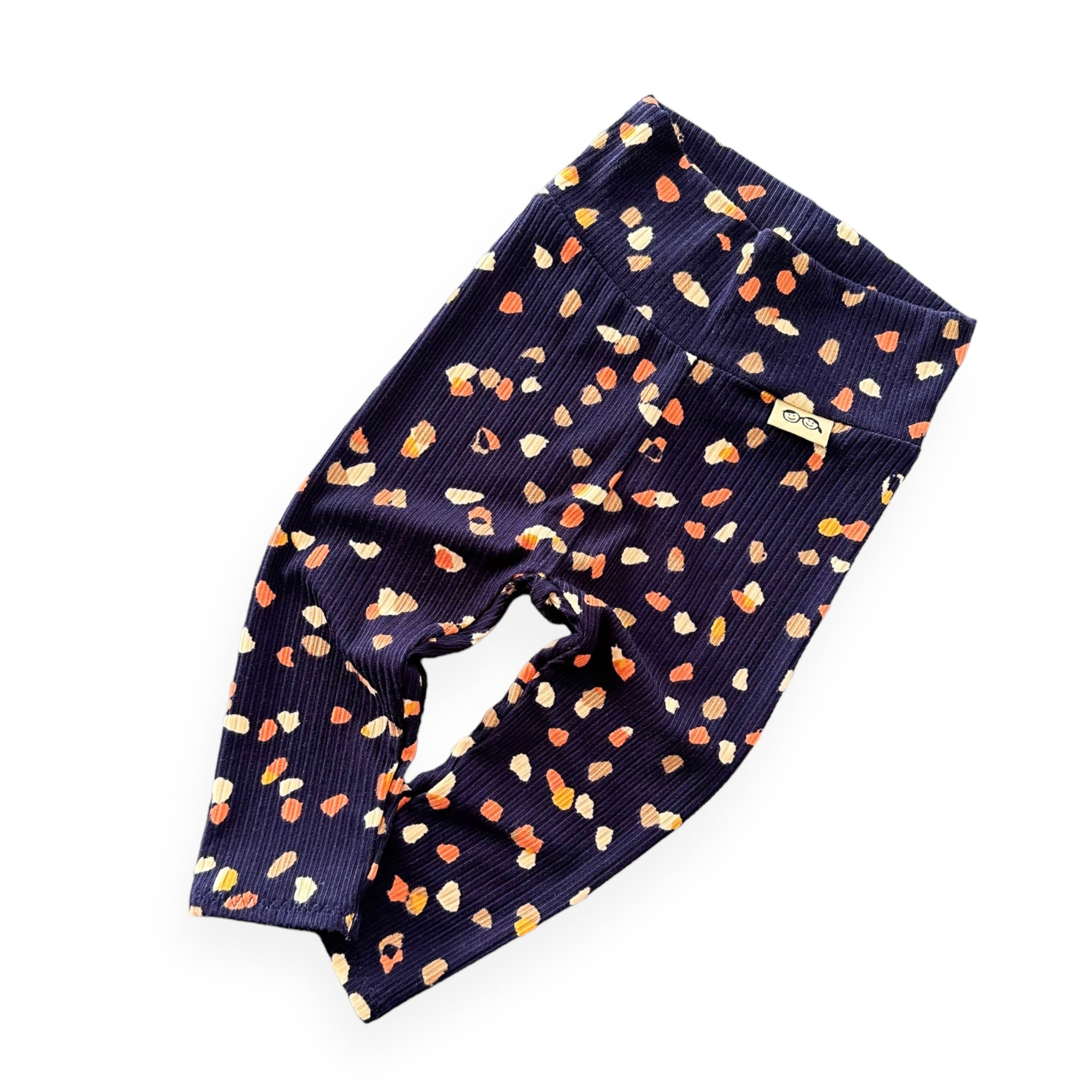 Navy Terrazzo Leggings