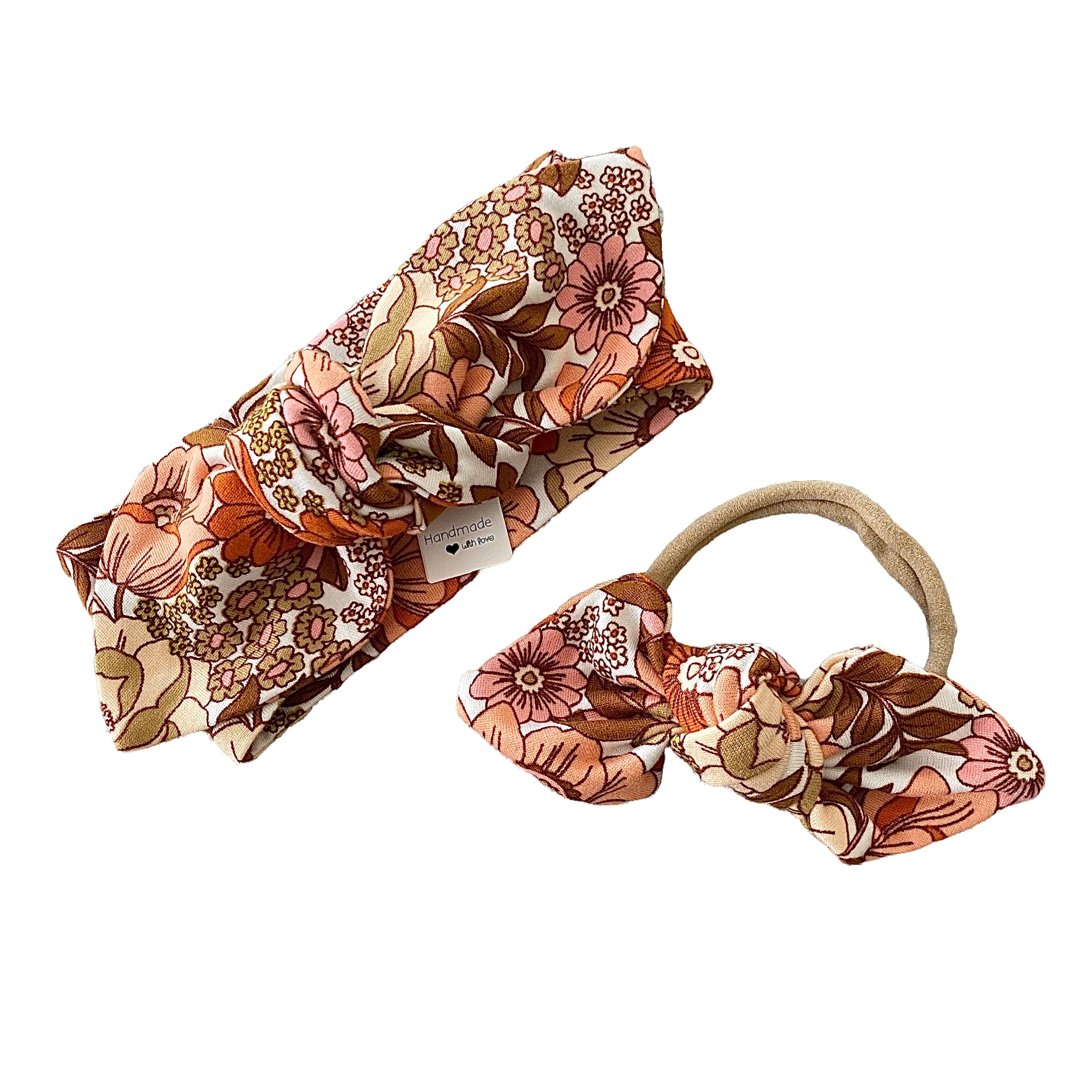 Neutral Boho Floral Headbands