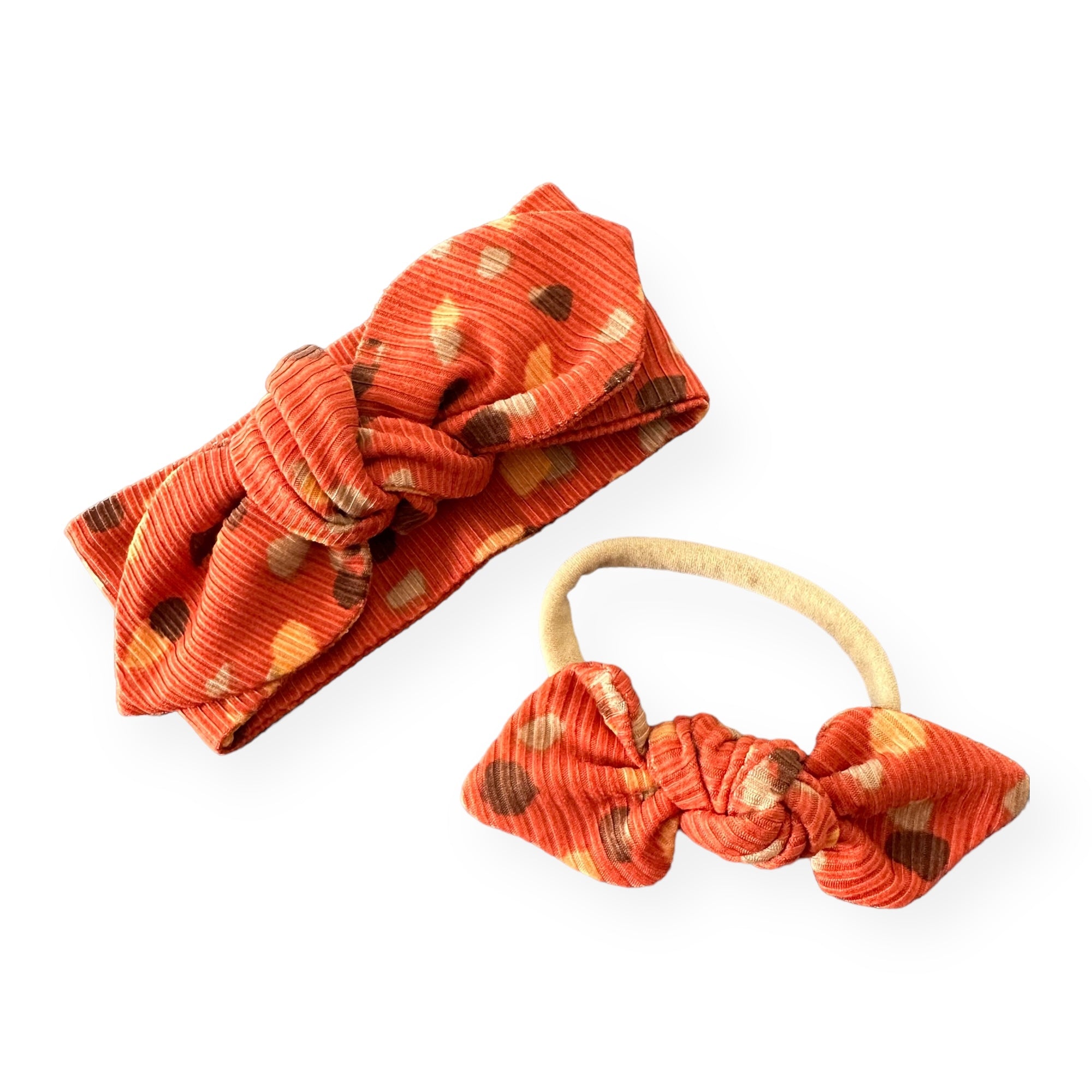 Orange Terrazzo Headbands