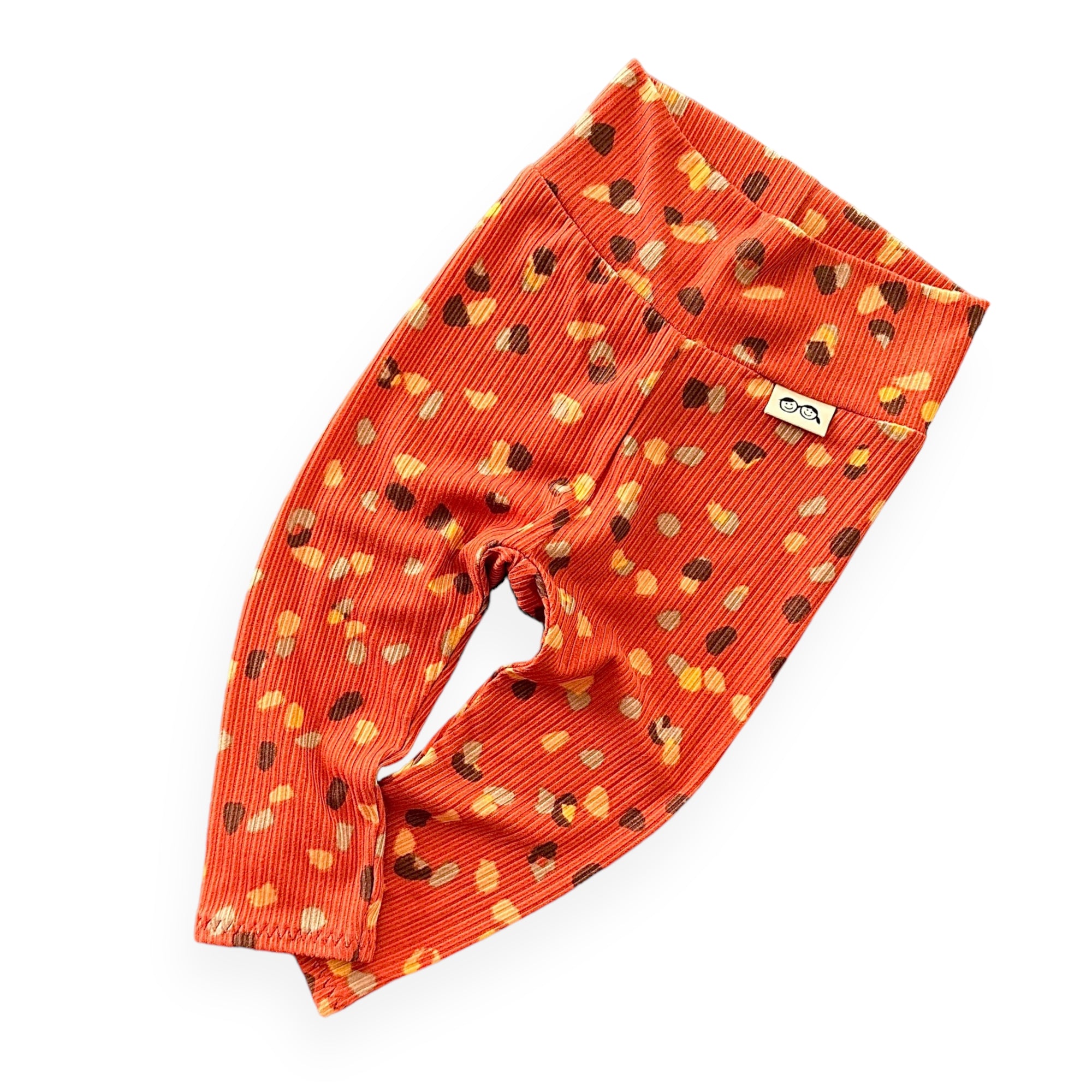 Orange Terrazzo Leggings