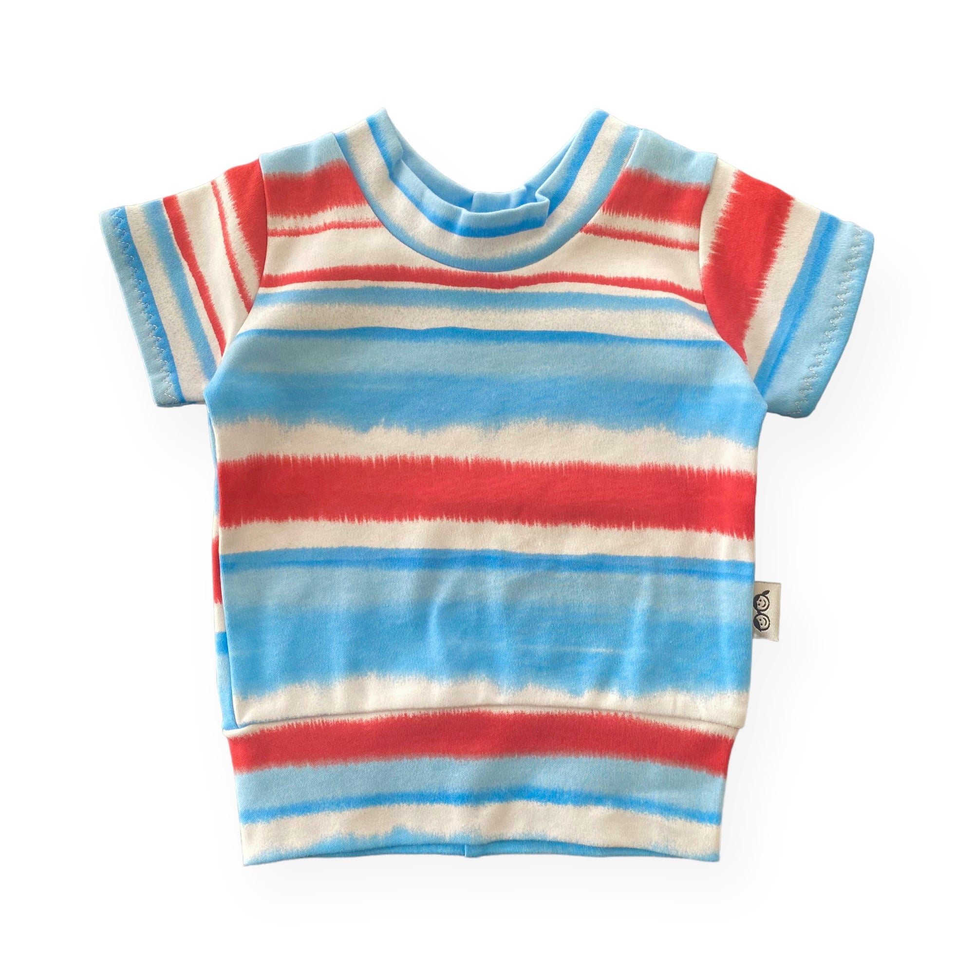 Patriotic Tie Dye Stripes Summer Lounge Set