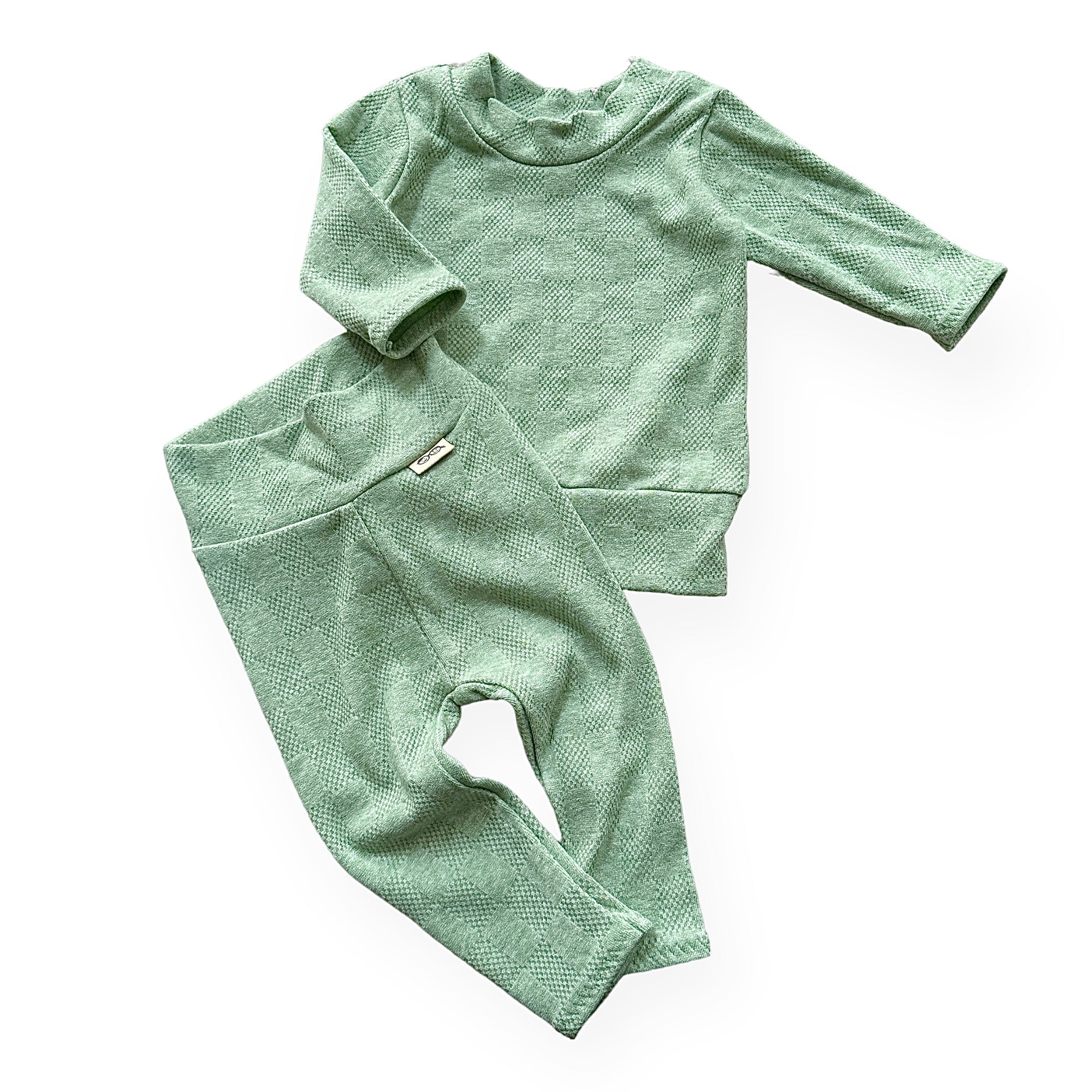 Sage Checkers Lounge Set