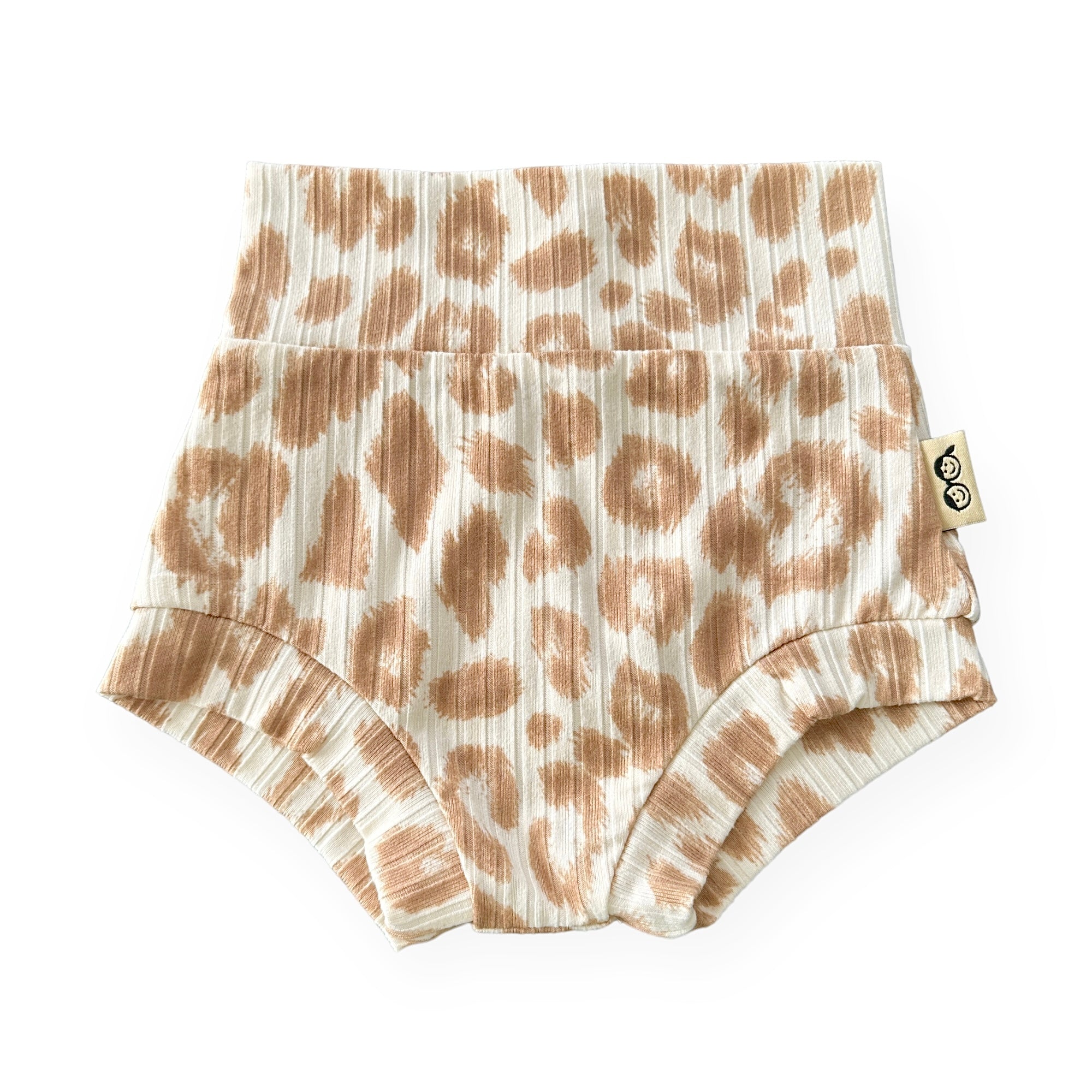 Taupe Cream Leopard Summer Lounge Set