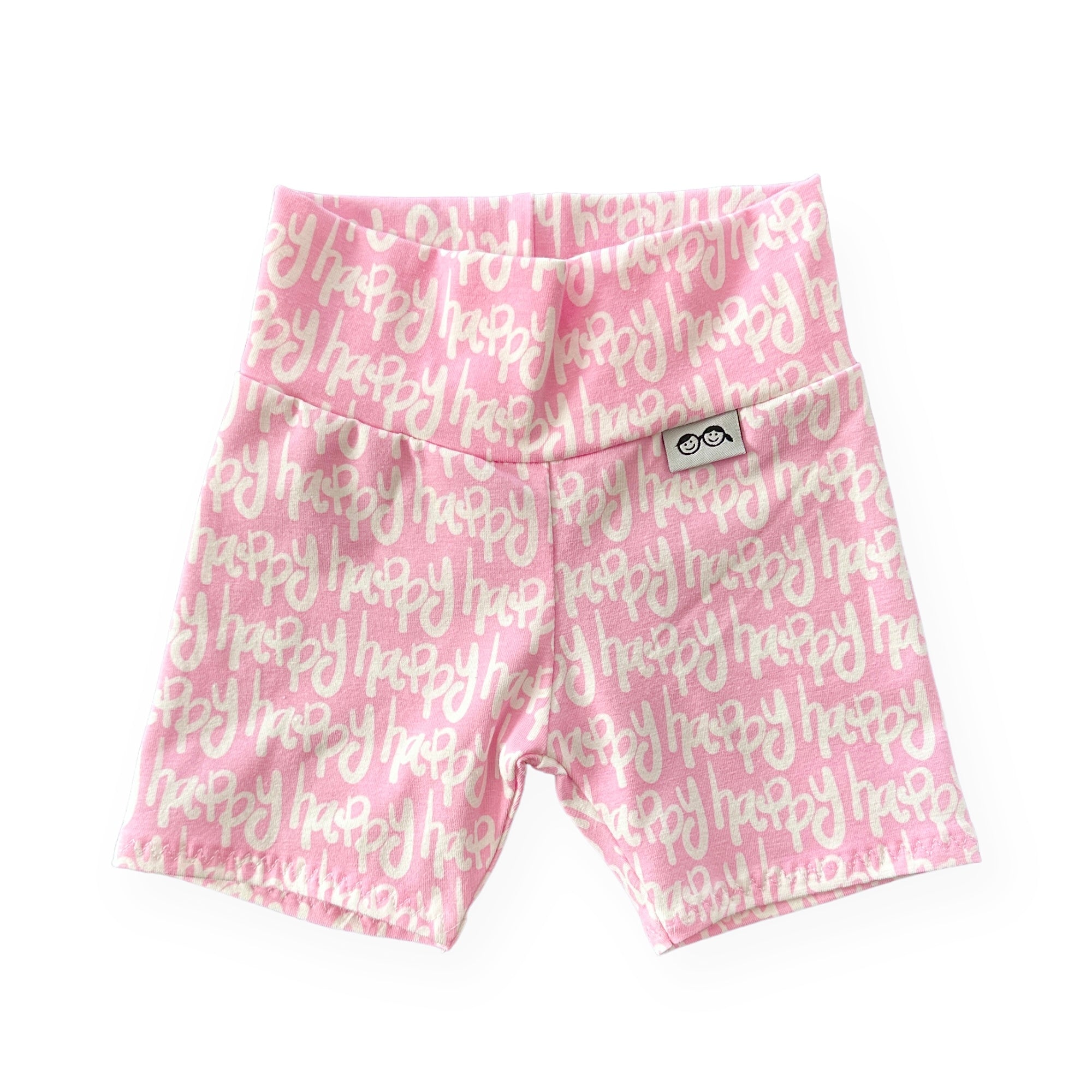 Happy Pink Biker Shorts