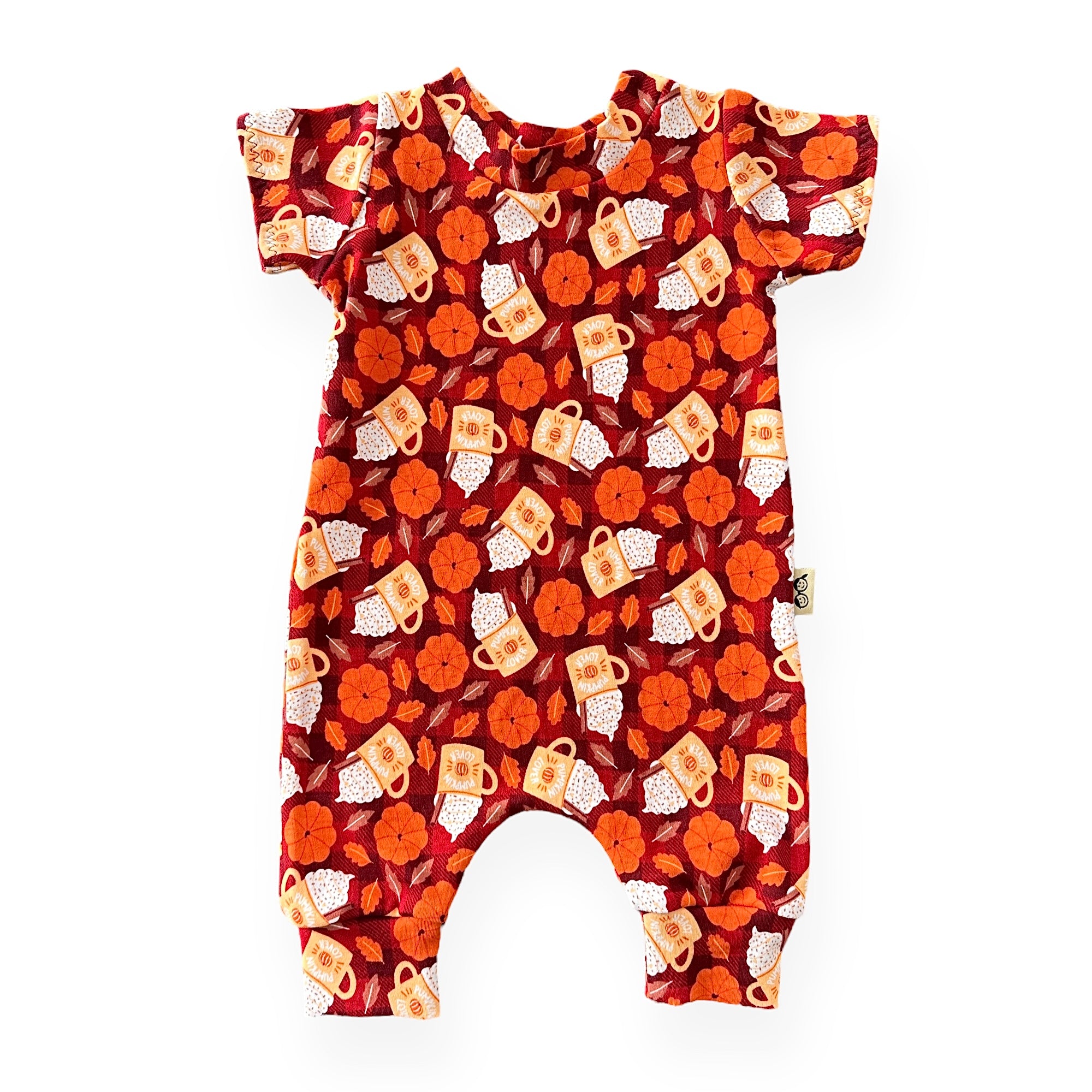 Pumpkin Latte Harem Romper