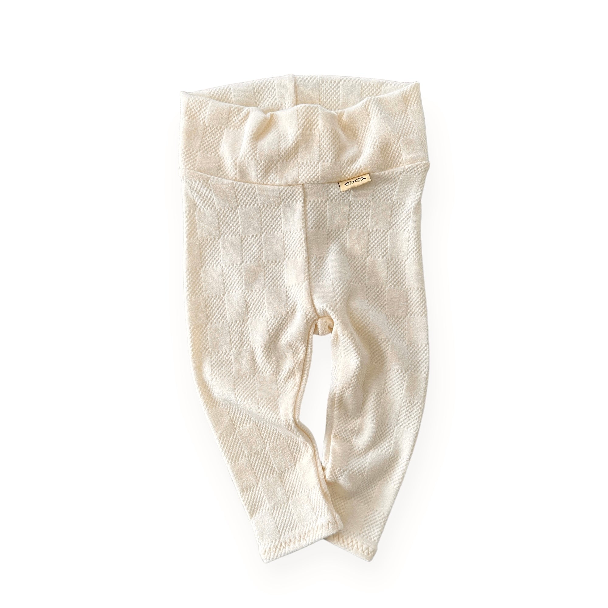 Cream Checkers Leggings