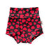 Red Hearts on Black Bummies