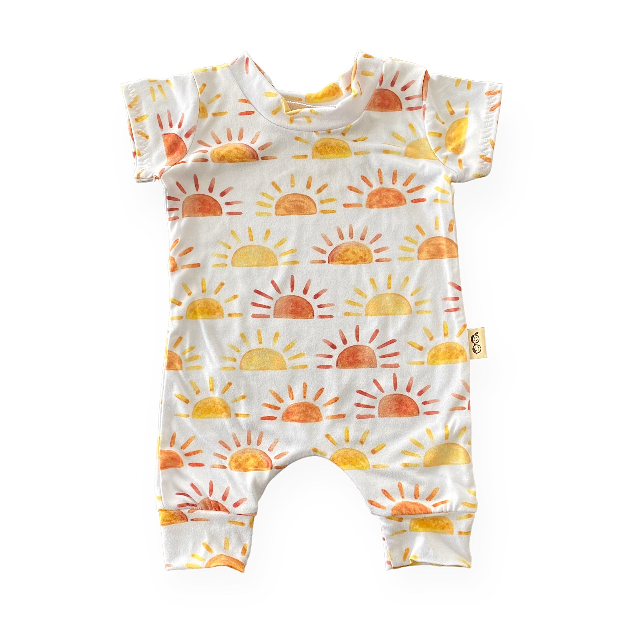 Sunshine Stripe Harem Romper